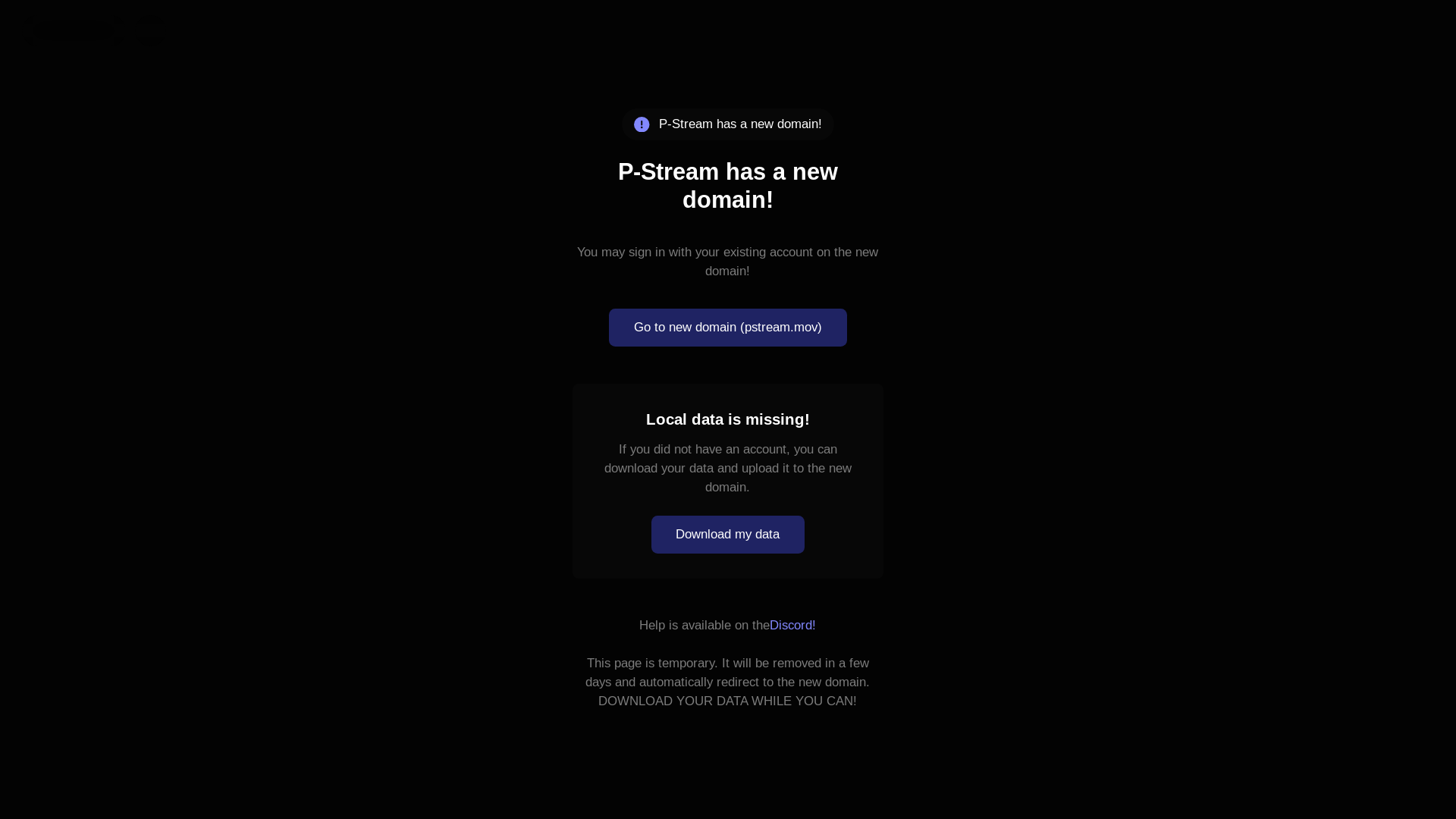 website screenshot of https://temp-pstream.pages.dev/