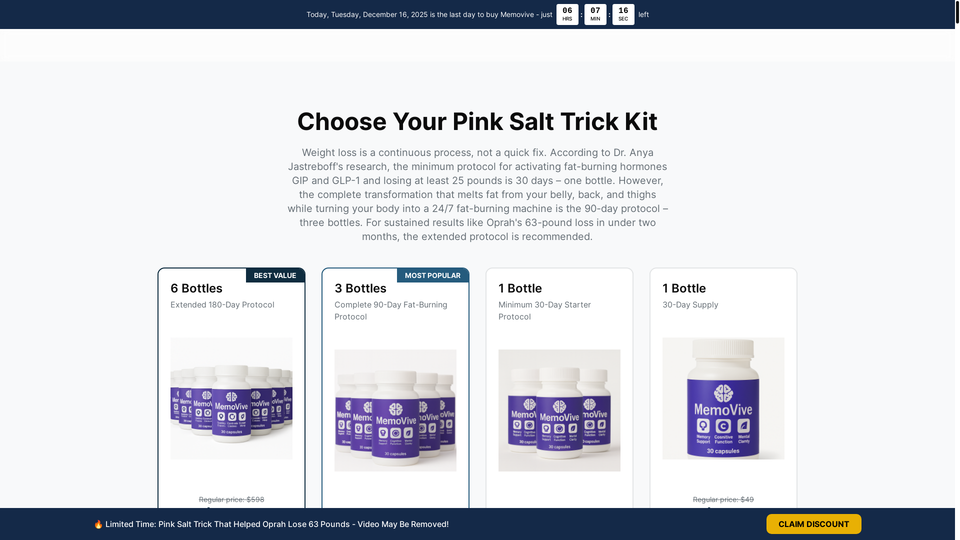 website screenshot of https://officialmemovivesupplement.shop/