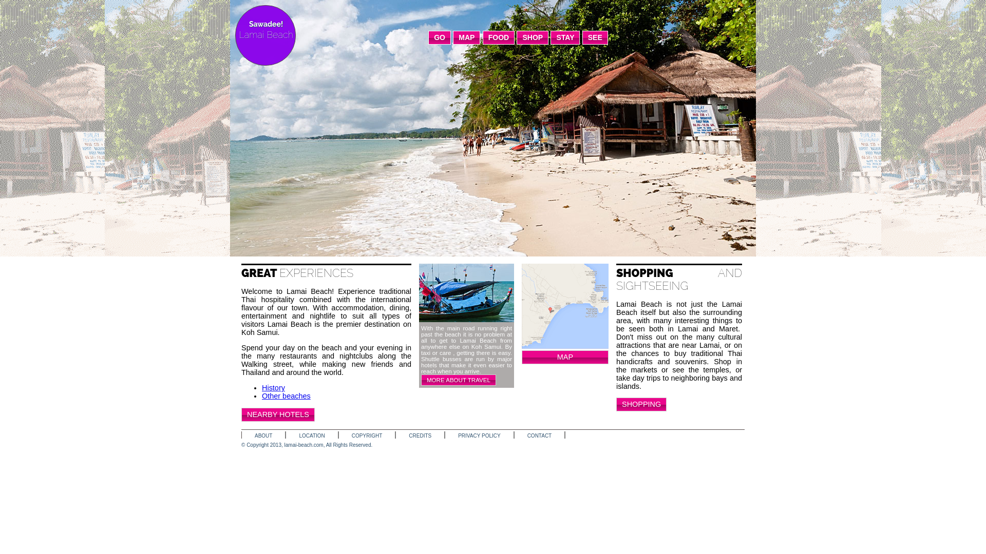 website screenshot of https://lamai-beach-com.pages.dev/