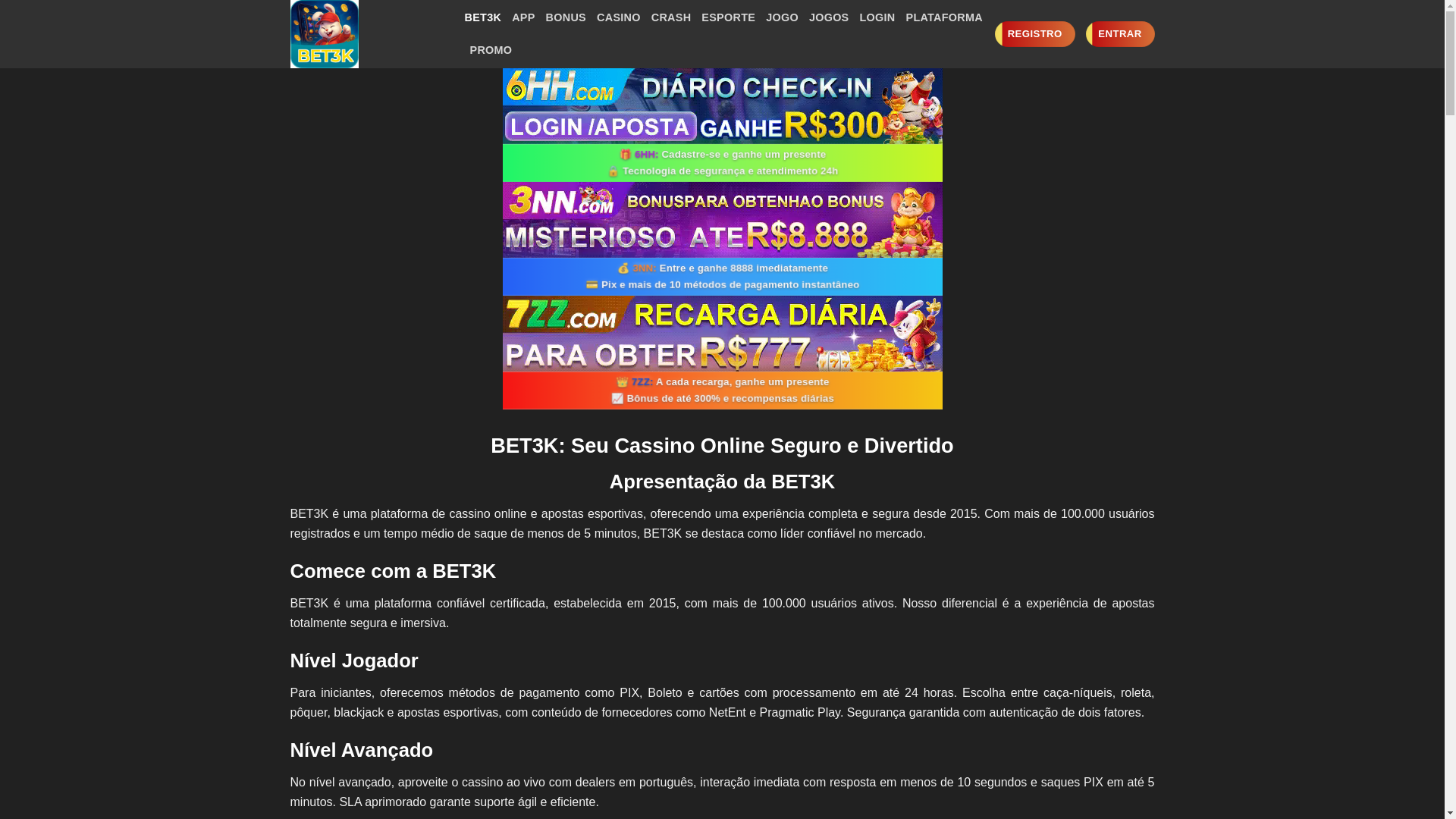 website screenshot of https://bet3kq.com/