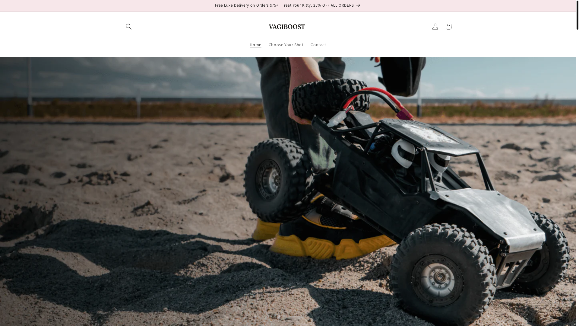 website screenshot of https://shopvboost.com/