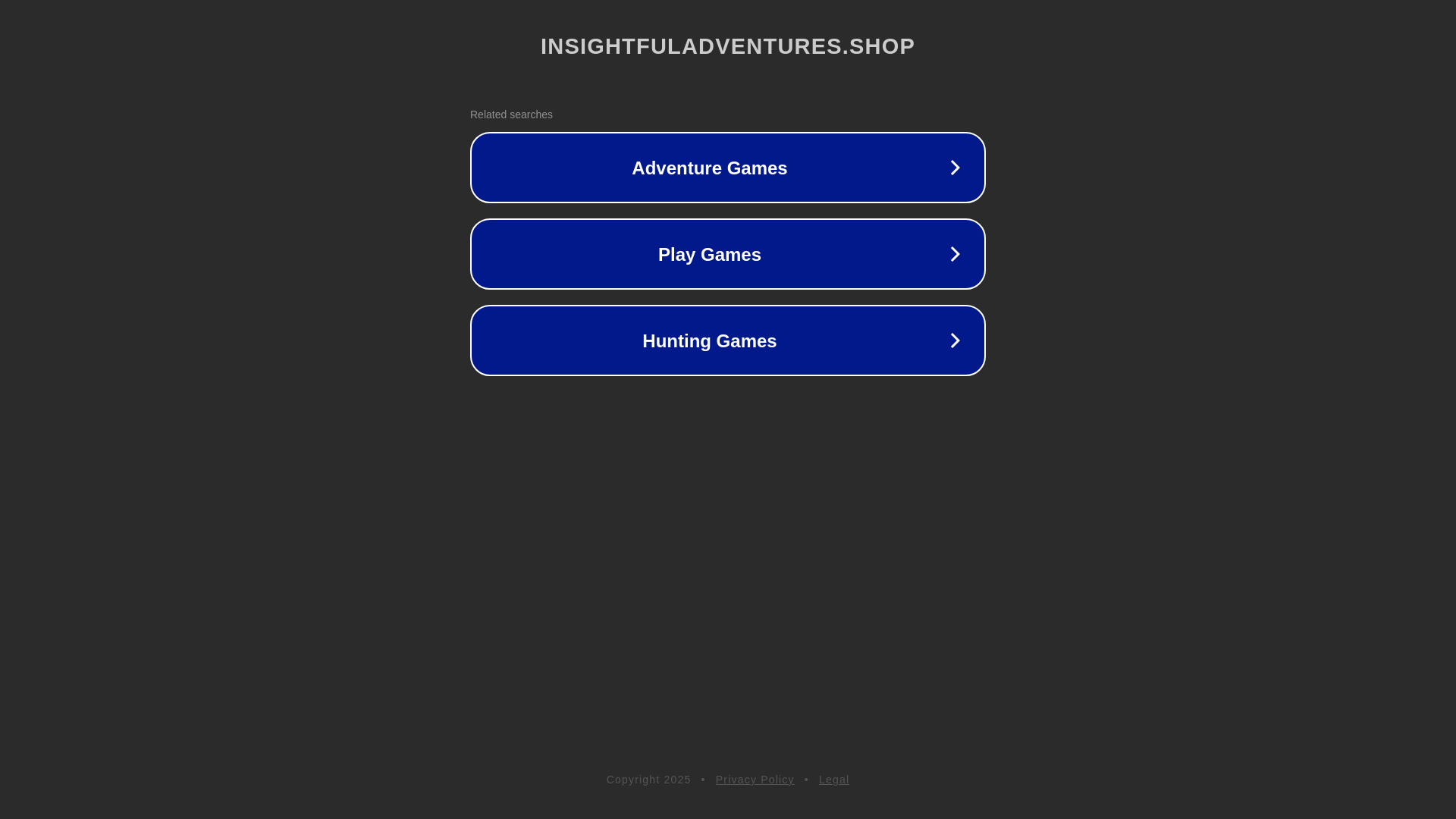 website screenshot of https://insightfuladventures.shop/