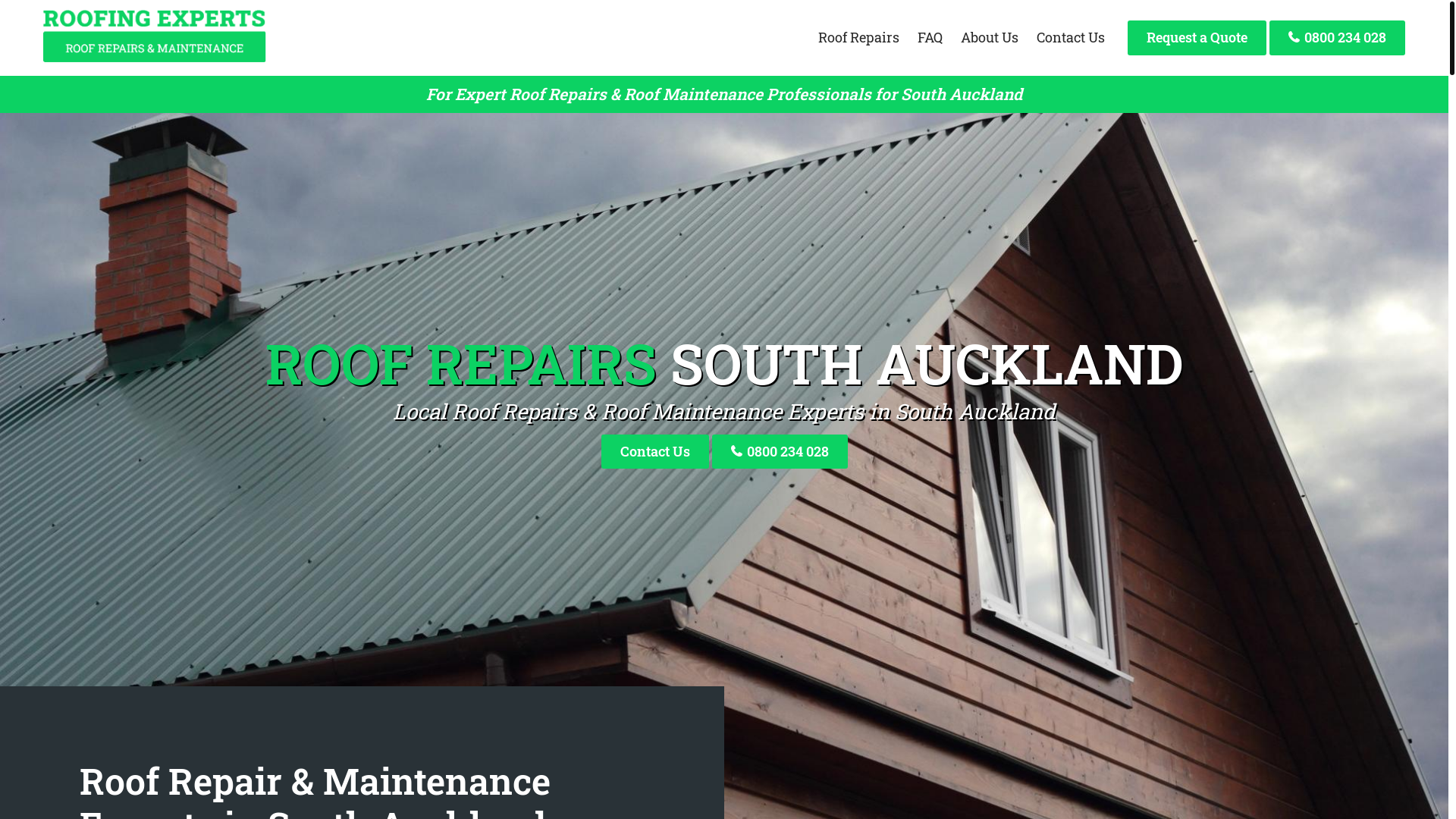 website screenshot of https://southaucklandroofrepairs-co-nz.pages.dev/