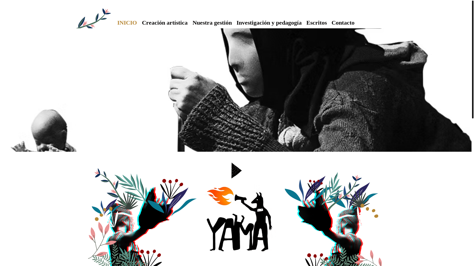 website screenshot of https://colectivayama.com/