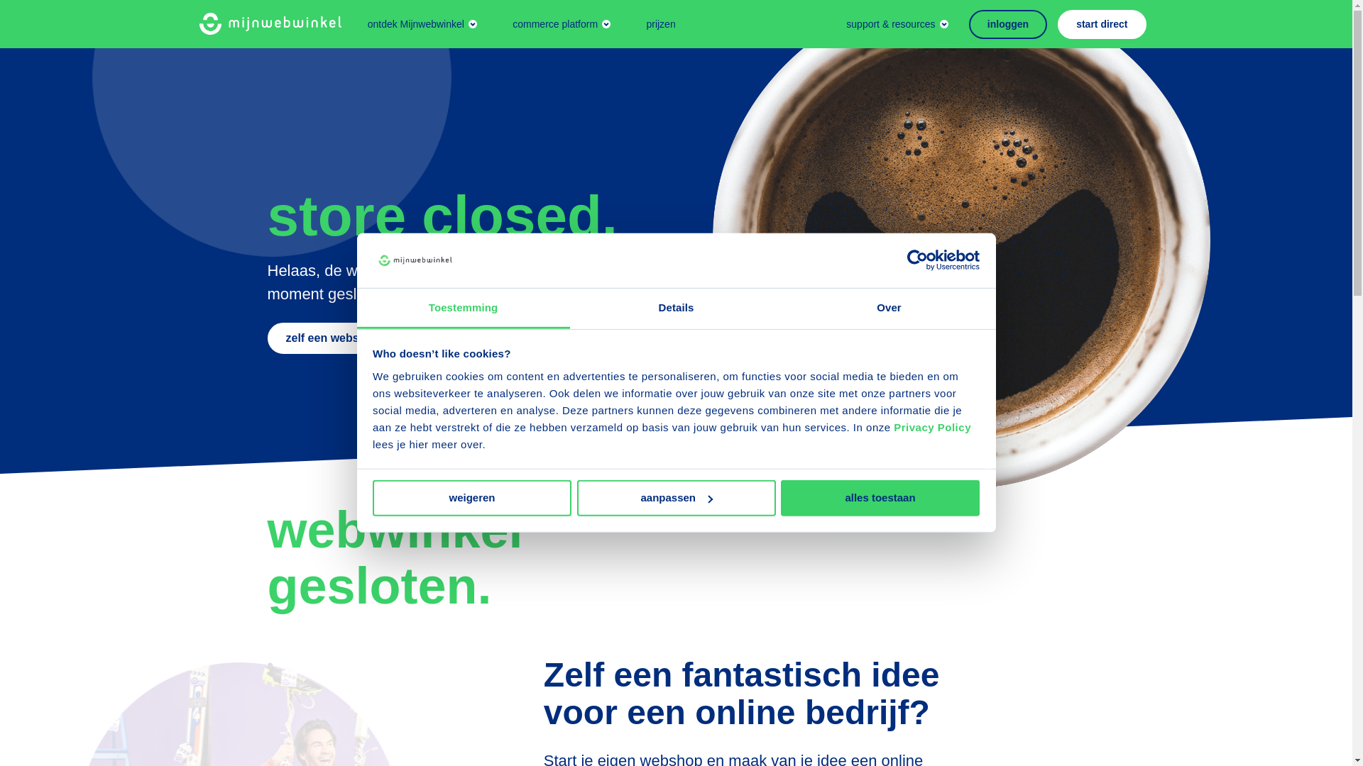 website screenshot of https://nicxiesbabyshop.nl/