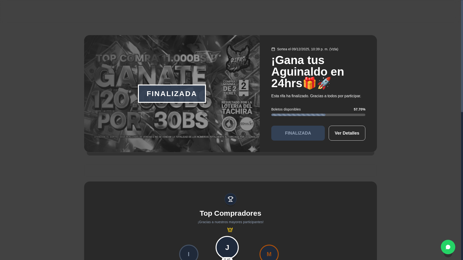 website screenshot of https://rifascandela.com/