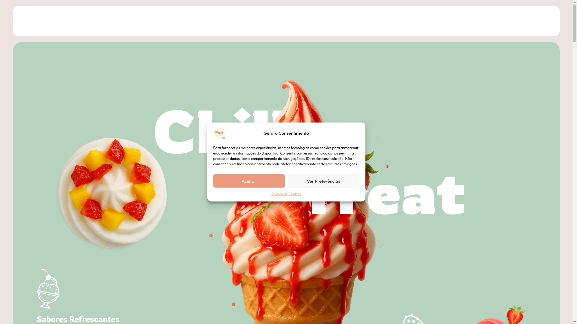 website screenshot of https://puffandswirl.com/