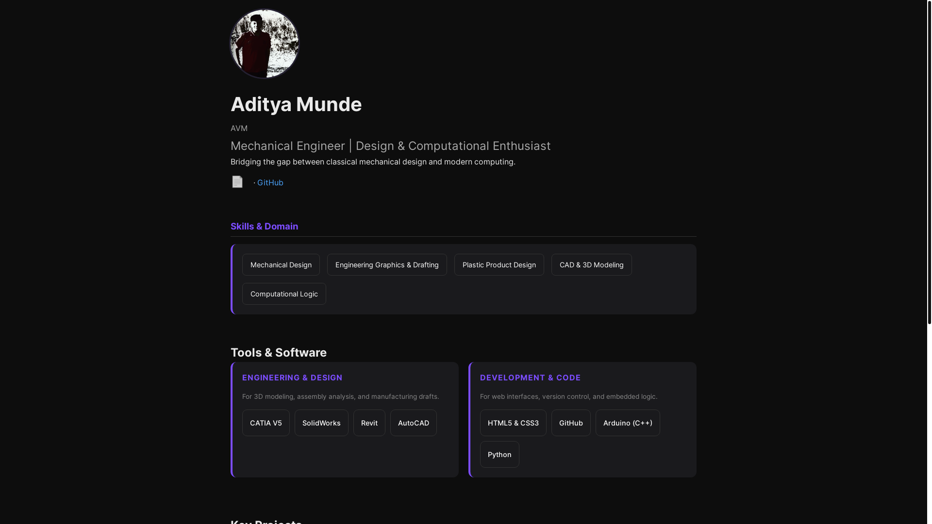 website screenshot of https://imavm.space/