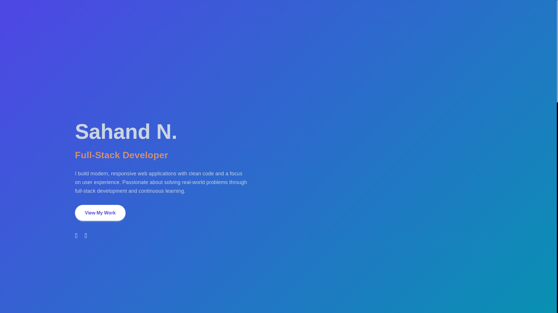 website screenshot of https://sahandnamvar.com/