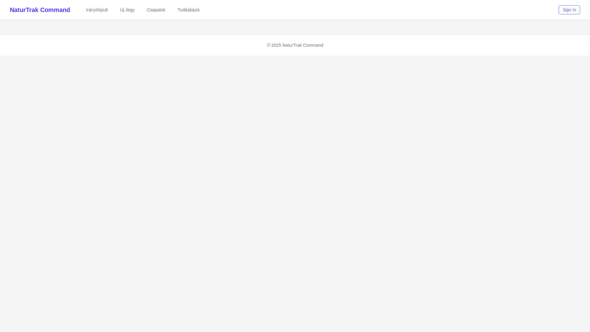 website screenshot of https://naturtrak-command-frontend.pages.dev/