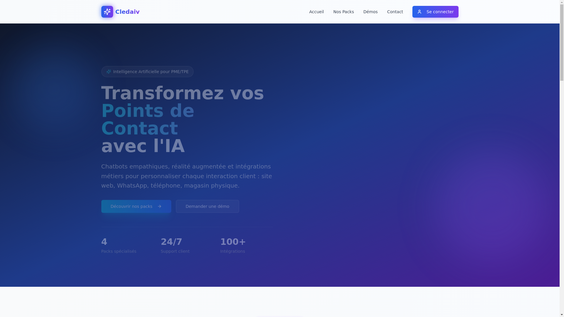 website screenshot of https://cledaiv.org/