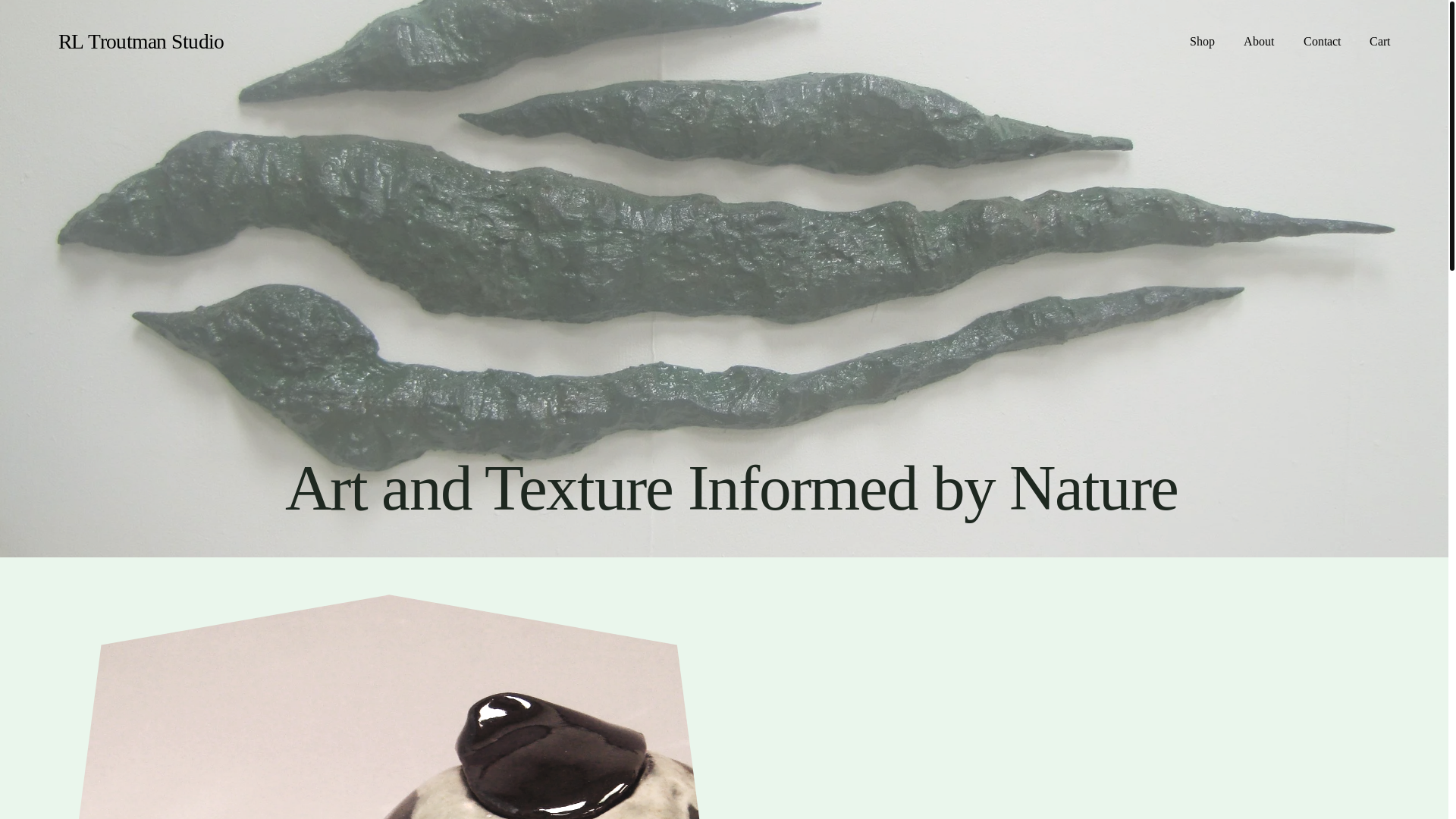 website screenshot of https://rltroutmanstudio.com/