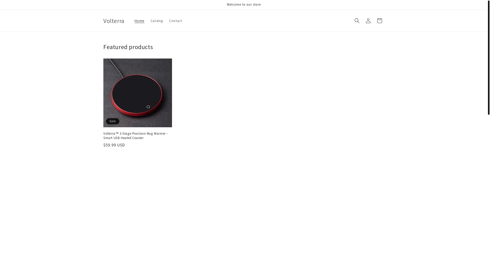 website screenshot of https://volterra25.com/