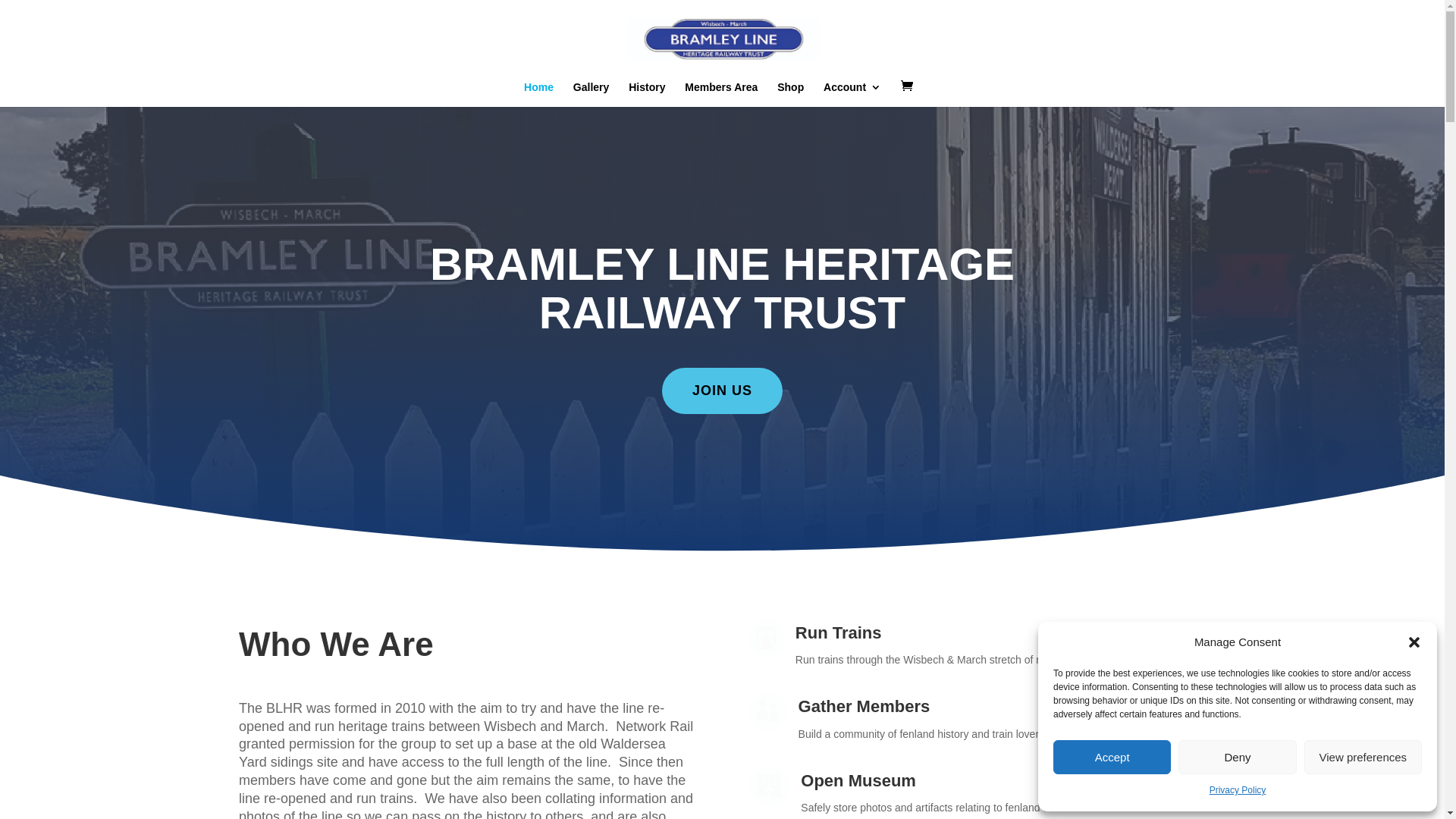 website screenshot of https://bramleyline.org.uk/