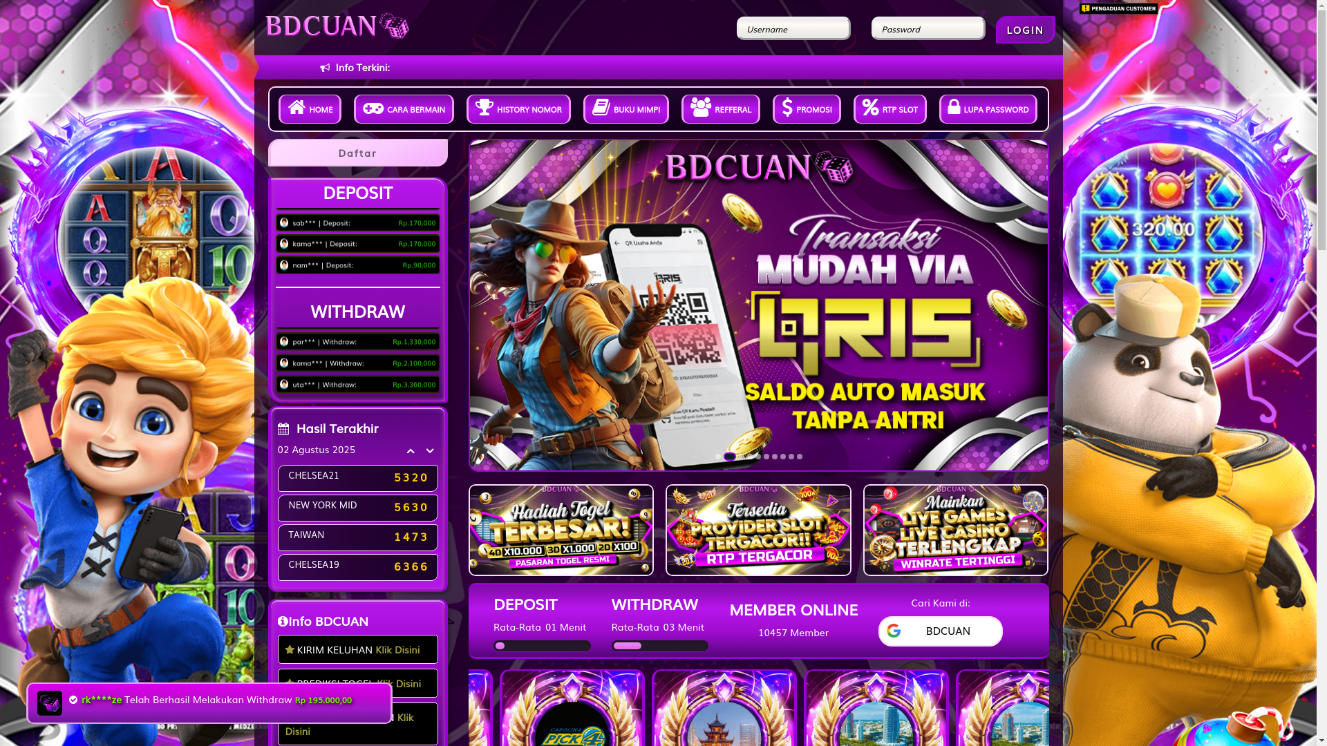website screenshot of https://bdcuan.ac.id/