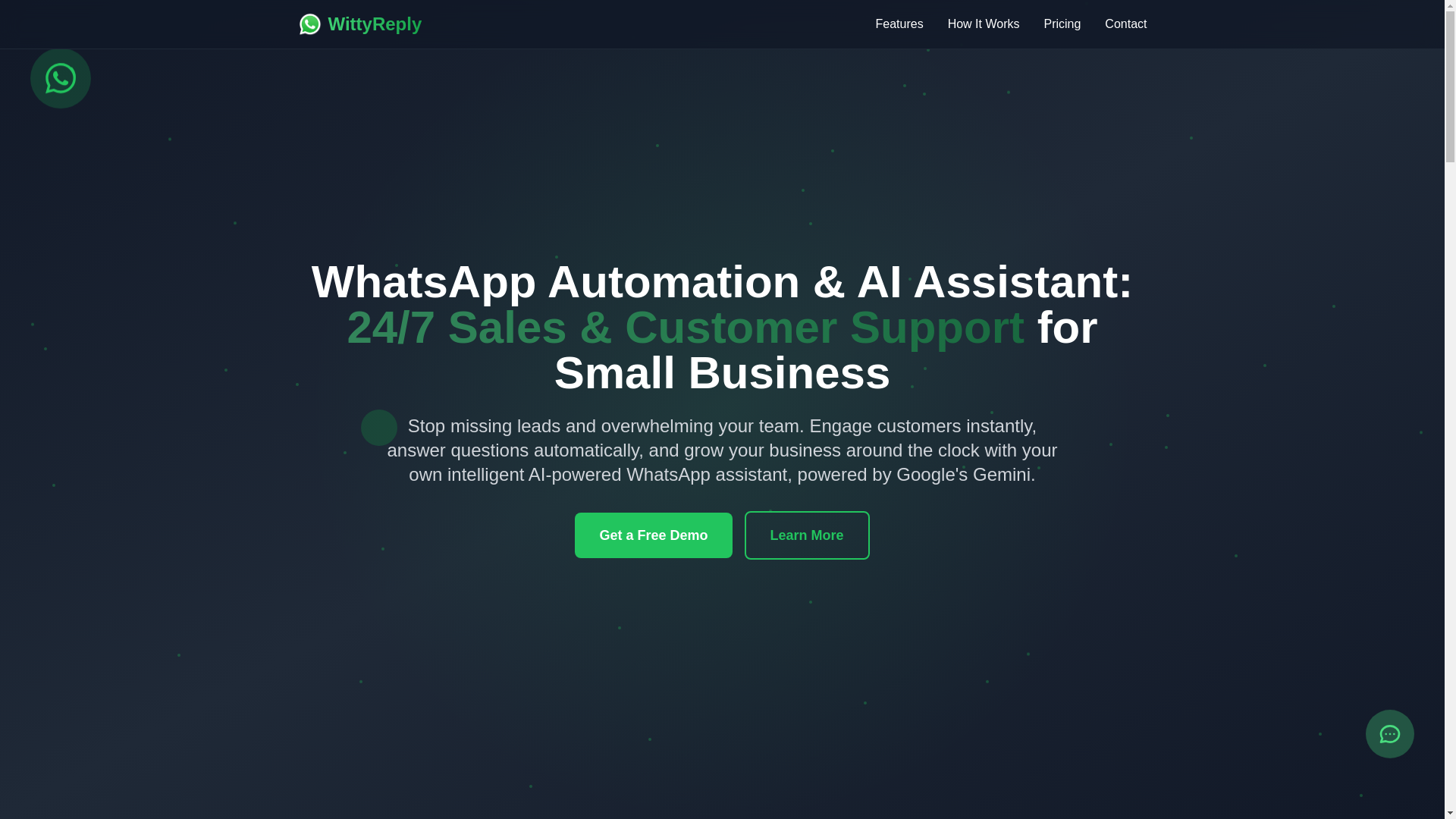 website screenshot of https://wittyrep-land.pages.dev/