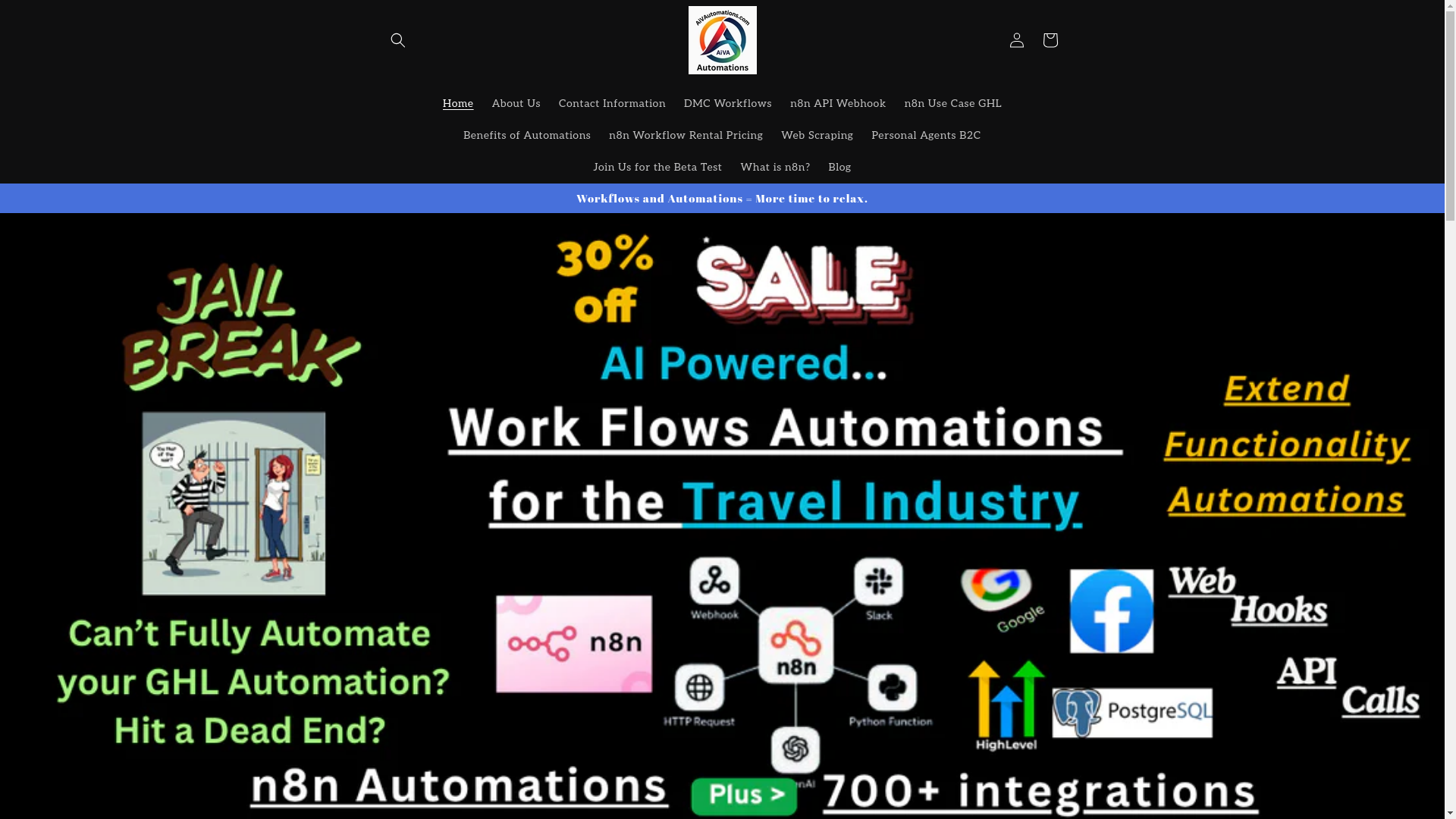 website screenshot of https://aitravelautomation.com/