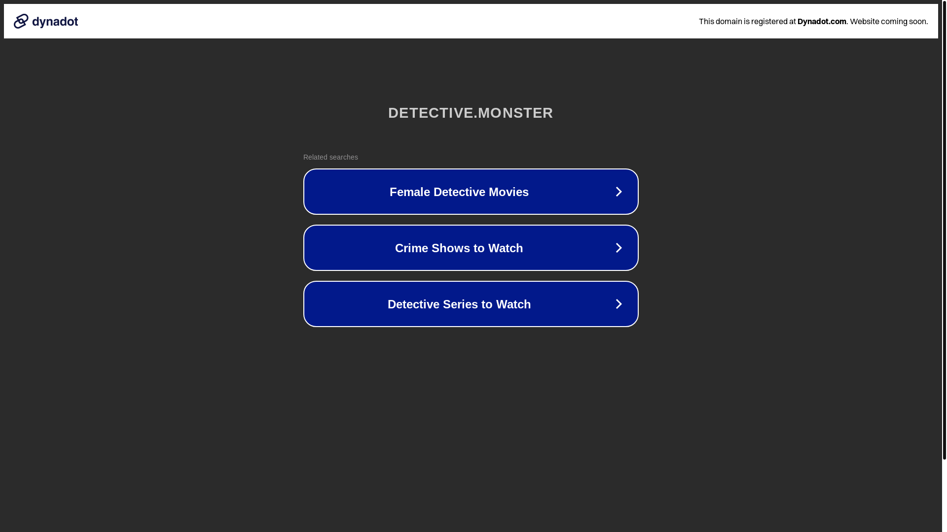 website screenshot of https://detective.monster/