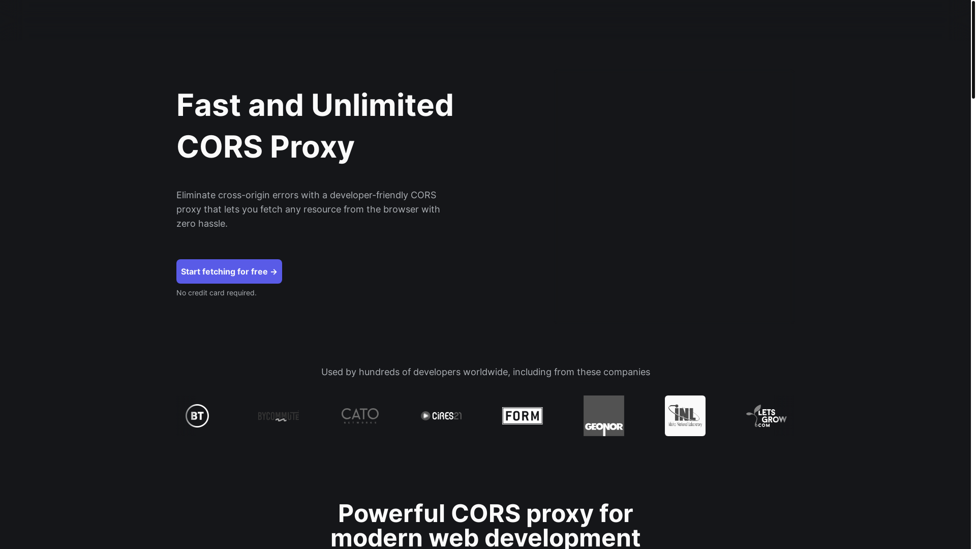website screenshot of https://landing-d0x.pages.dev/