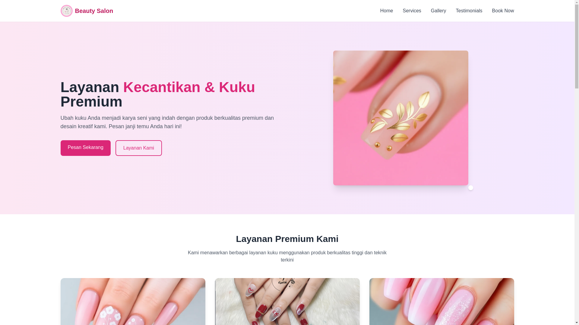 website screenshot of https://beautysalon-ima.pages.dev/