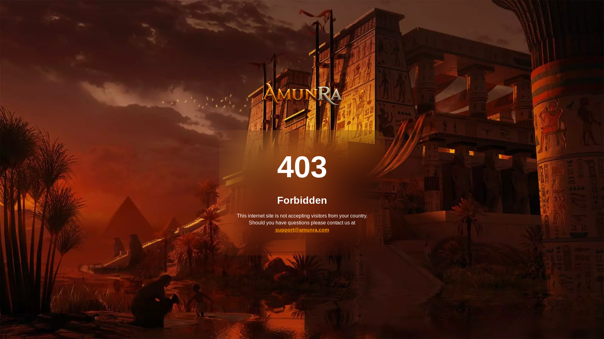 website screenshot of https://amunra-7329.com/