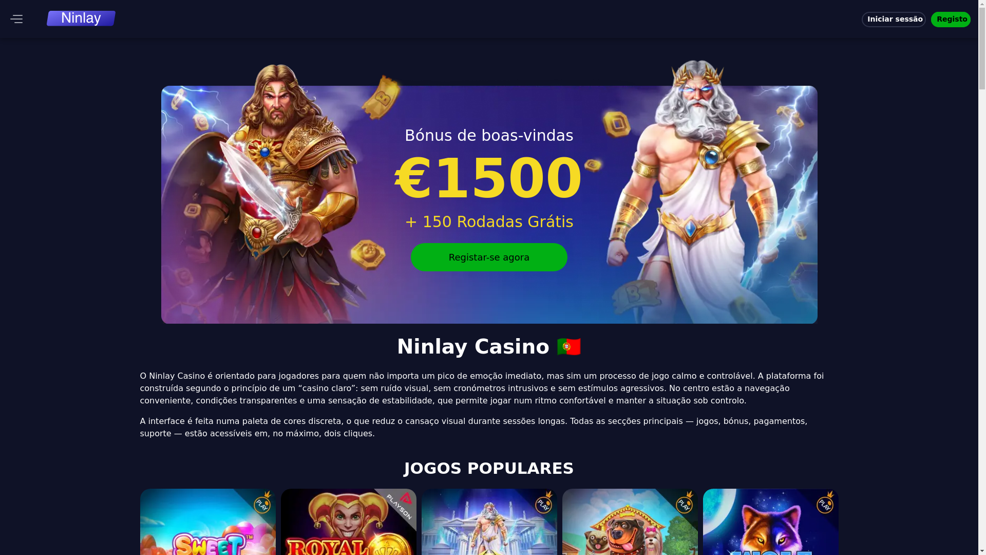 website screenshot of https://ninlay-pt.pages.dev/