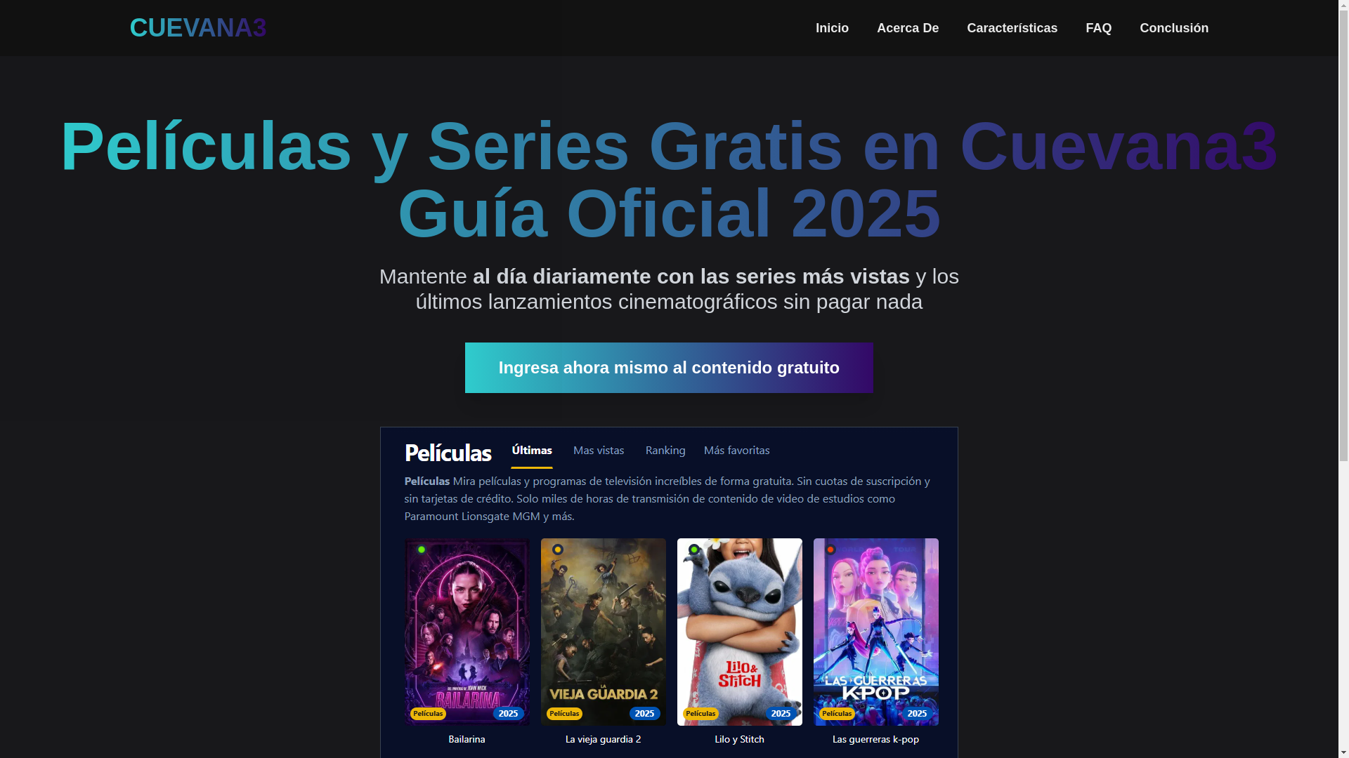 website screenshot of https://cuevana3-3dch.pages.dev/