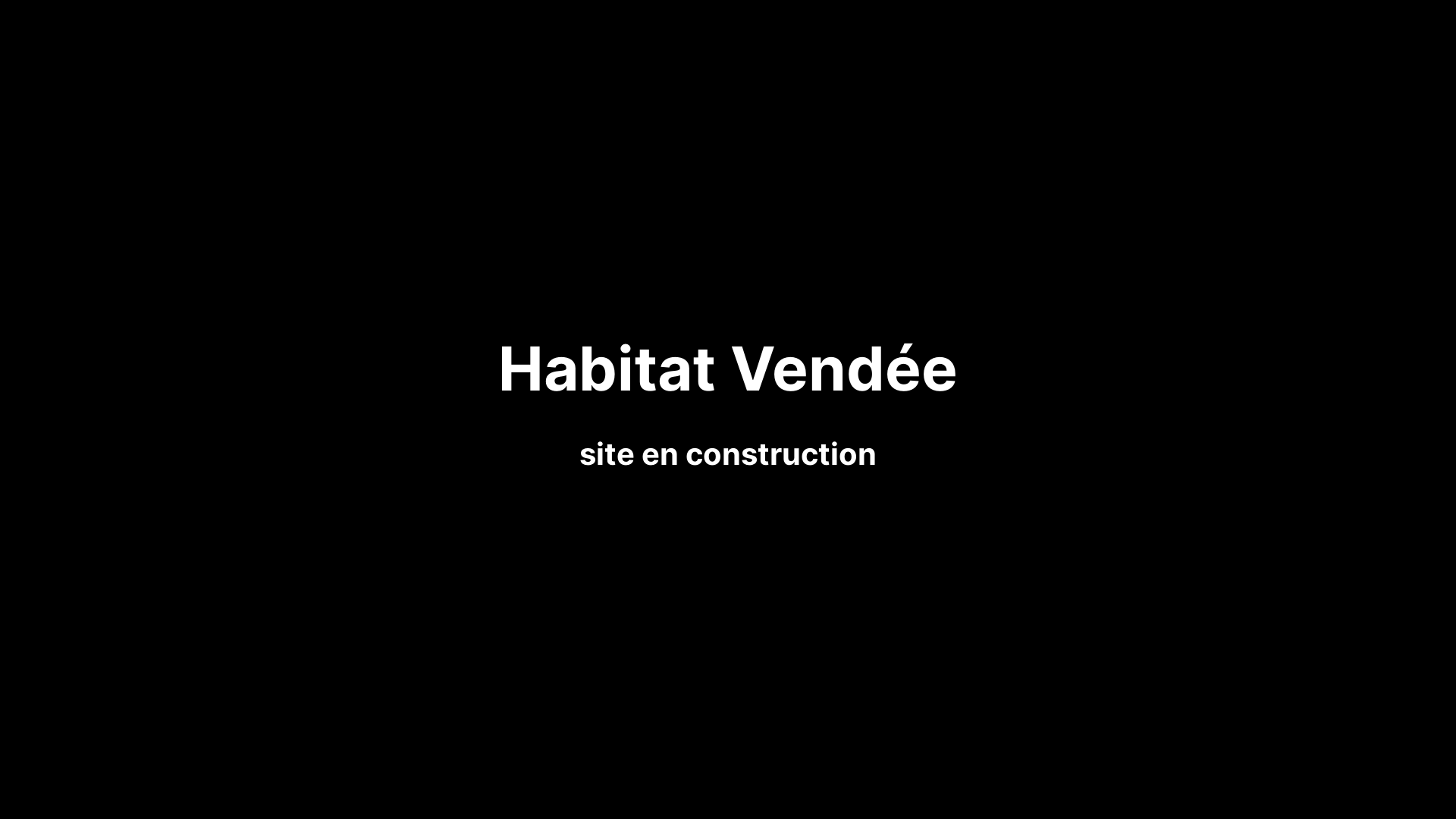 website screenshot of https://habitat-vendee.fr/