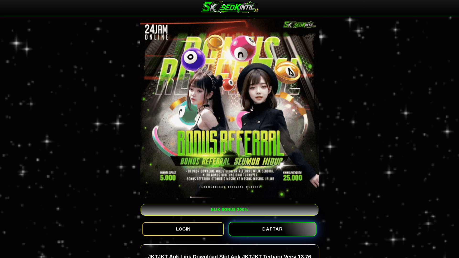 website screenshot of https://santai-aja-bray.pages.dev/