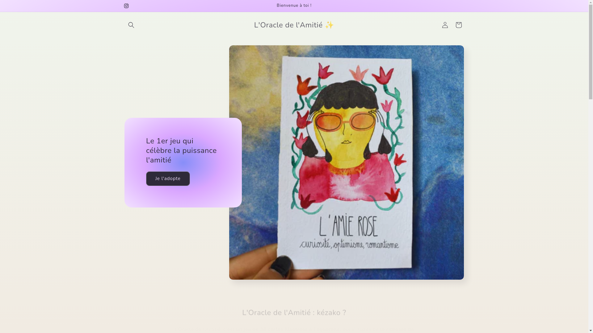 website screenshot of https://oracledelamitie.com/
