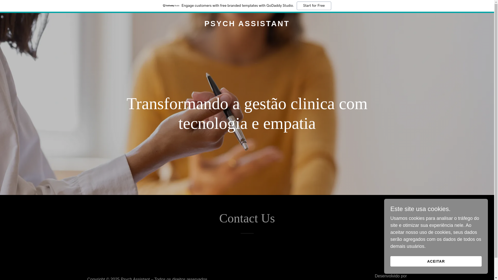 website screenshot of https://psychassistant.com.br/