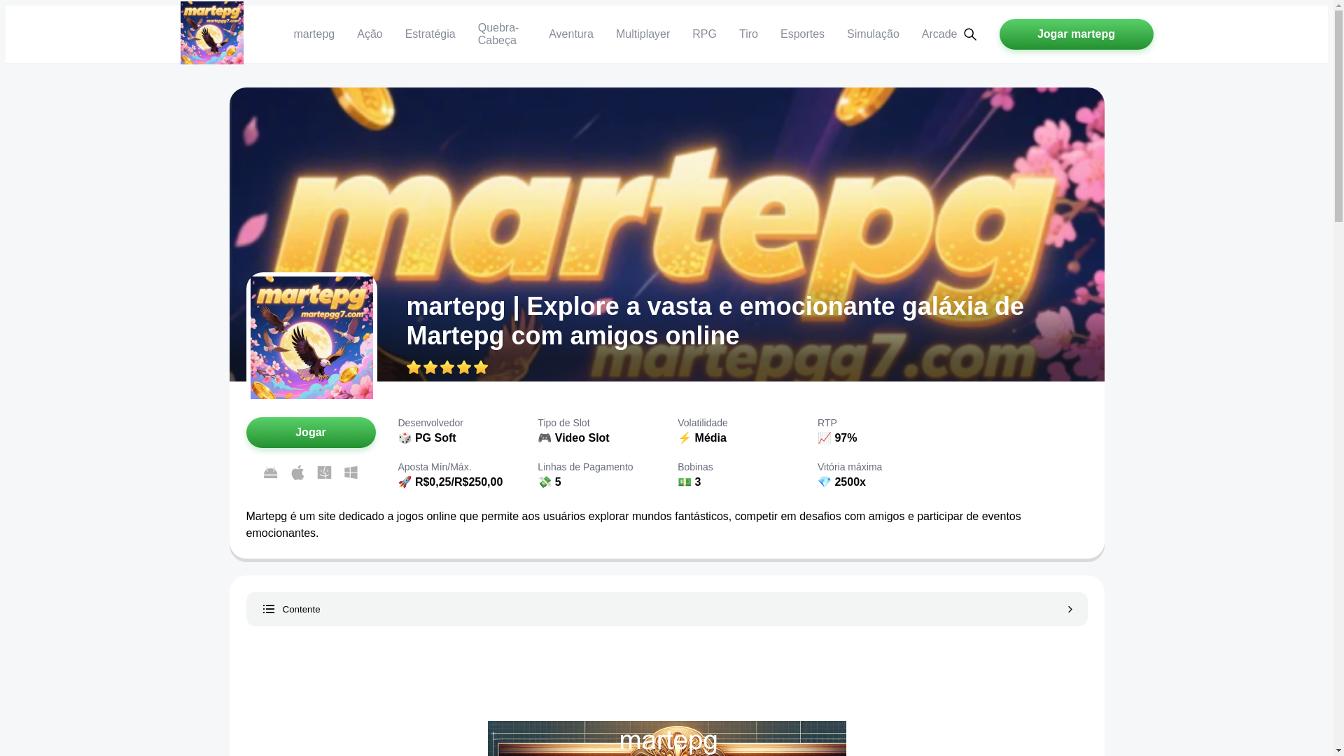 website screenshot of https://martepgg7.com/