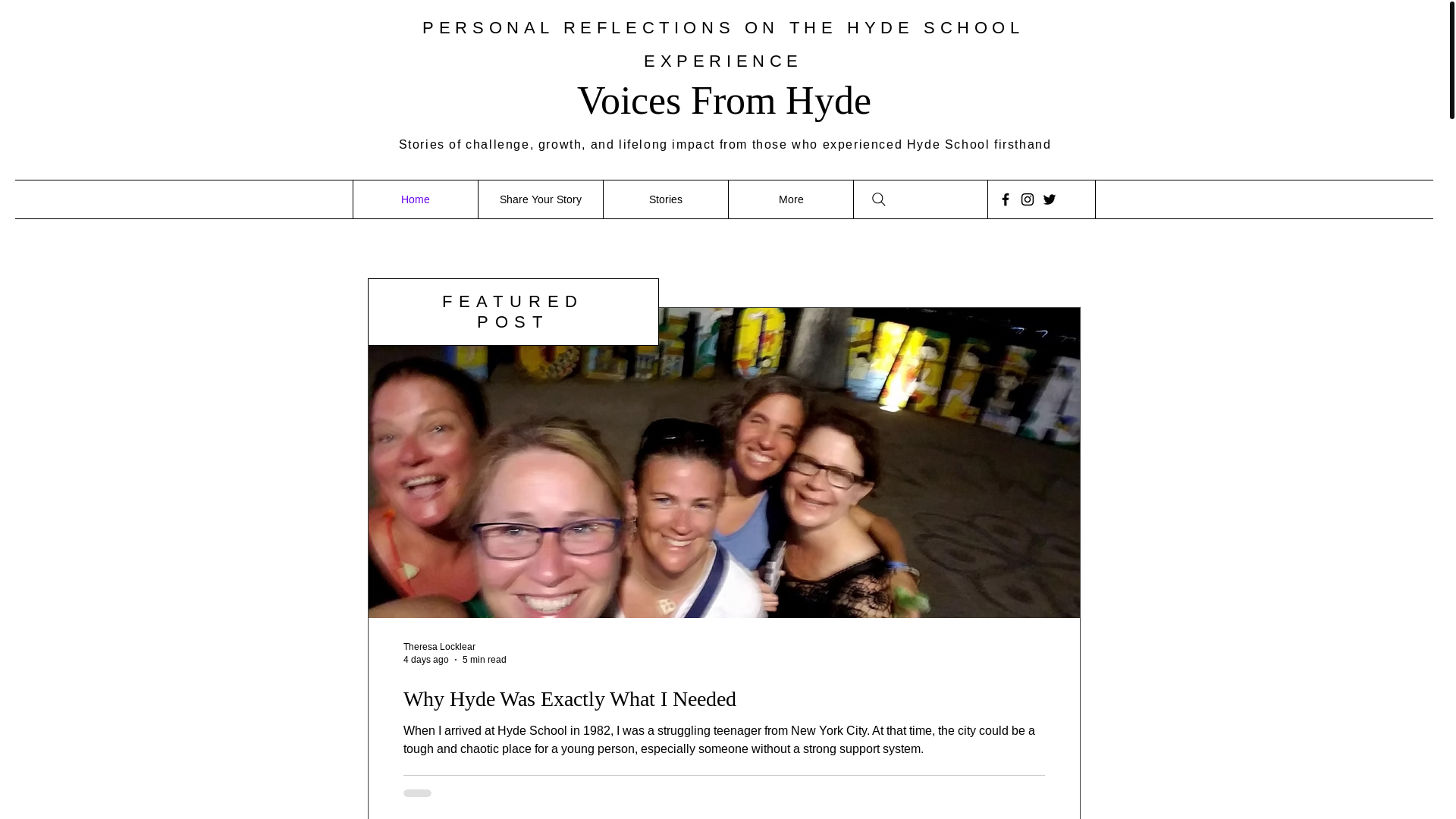 website screenshot of https://hydevoices.com/