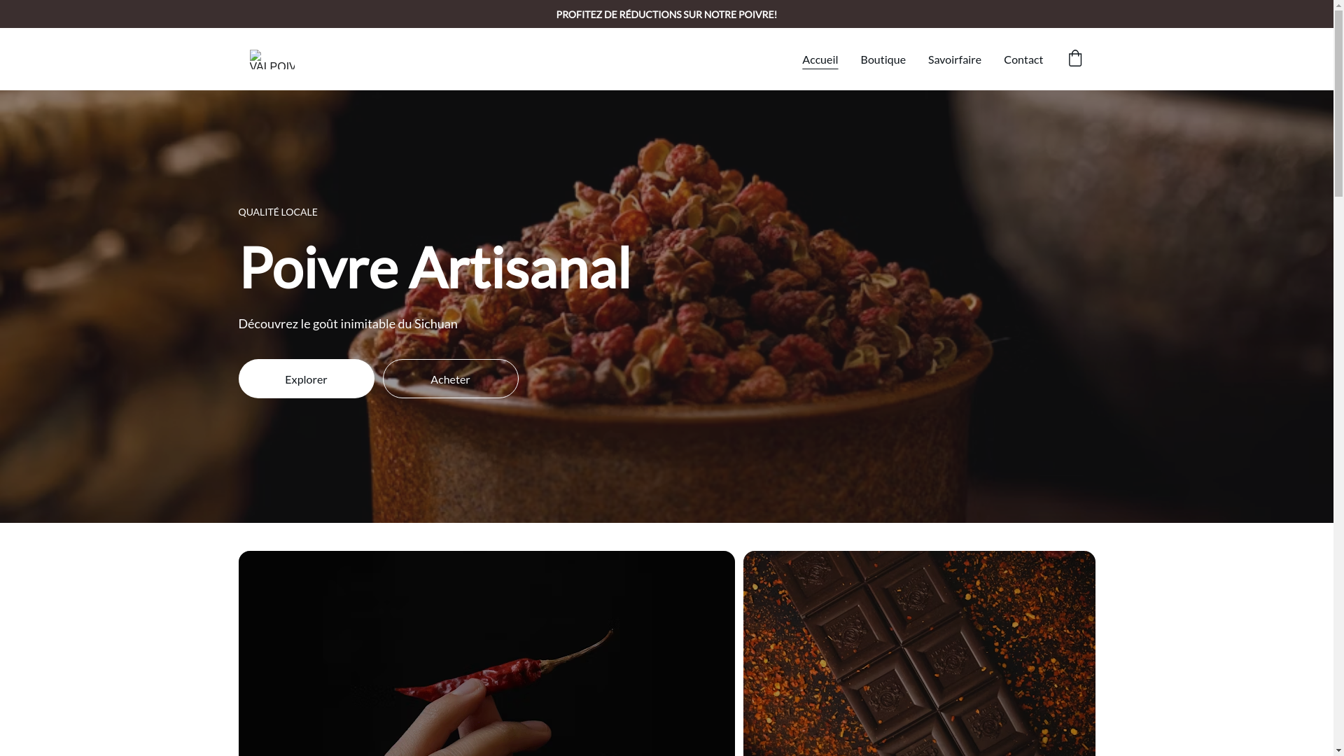 website screenshot of https://valpoivre.ch/