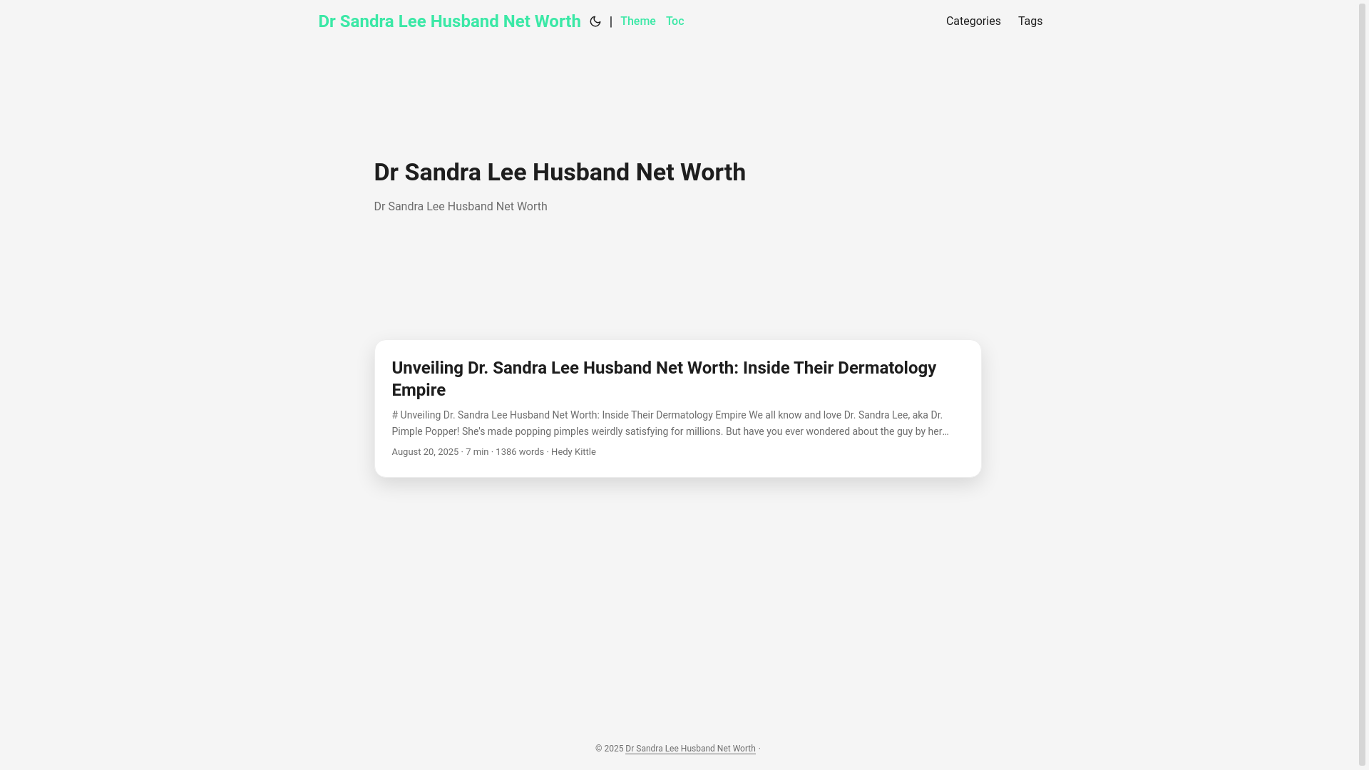 website screenshot of https://dr-sandra-lee-husband-net-worth.pages.dev/