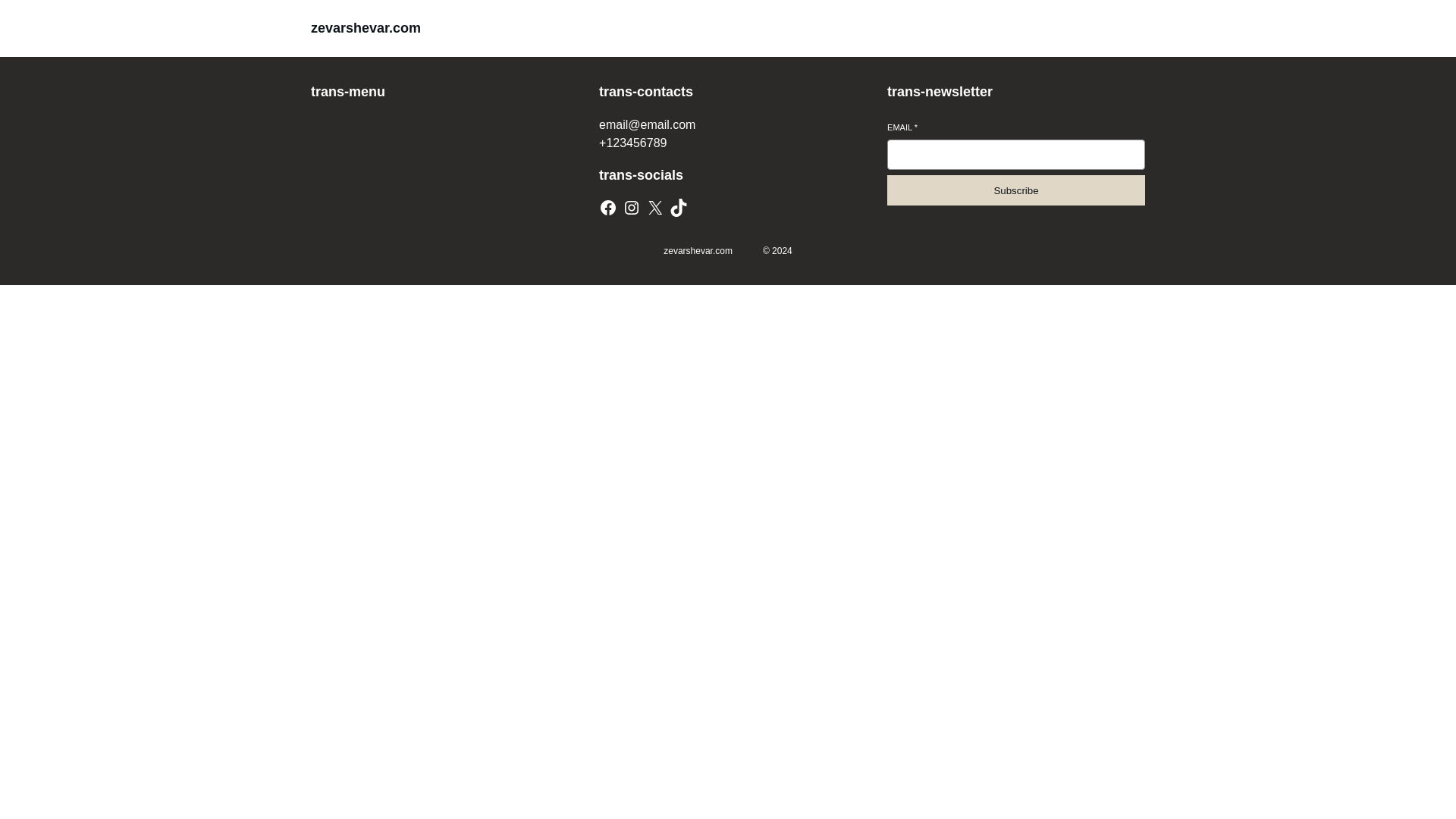 website screenshot of https://zevarshevar.com/