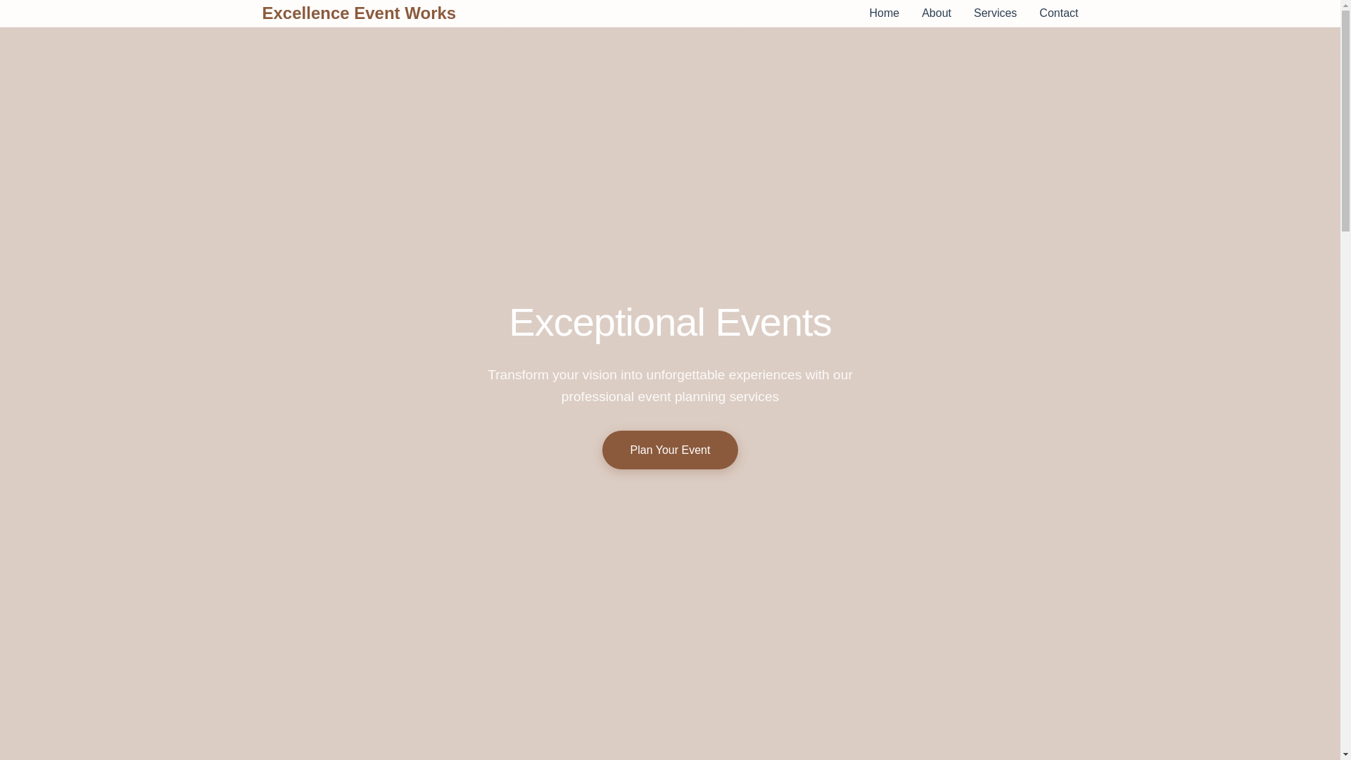 website screenshot of https://excellenceeventworks.cyou/