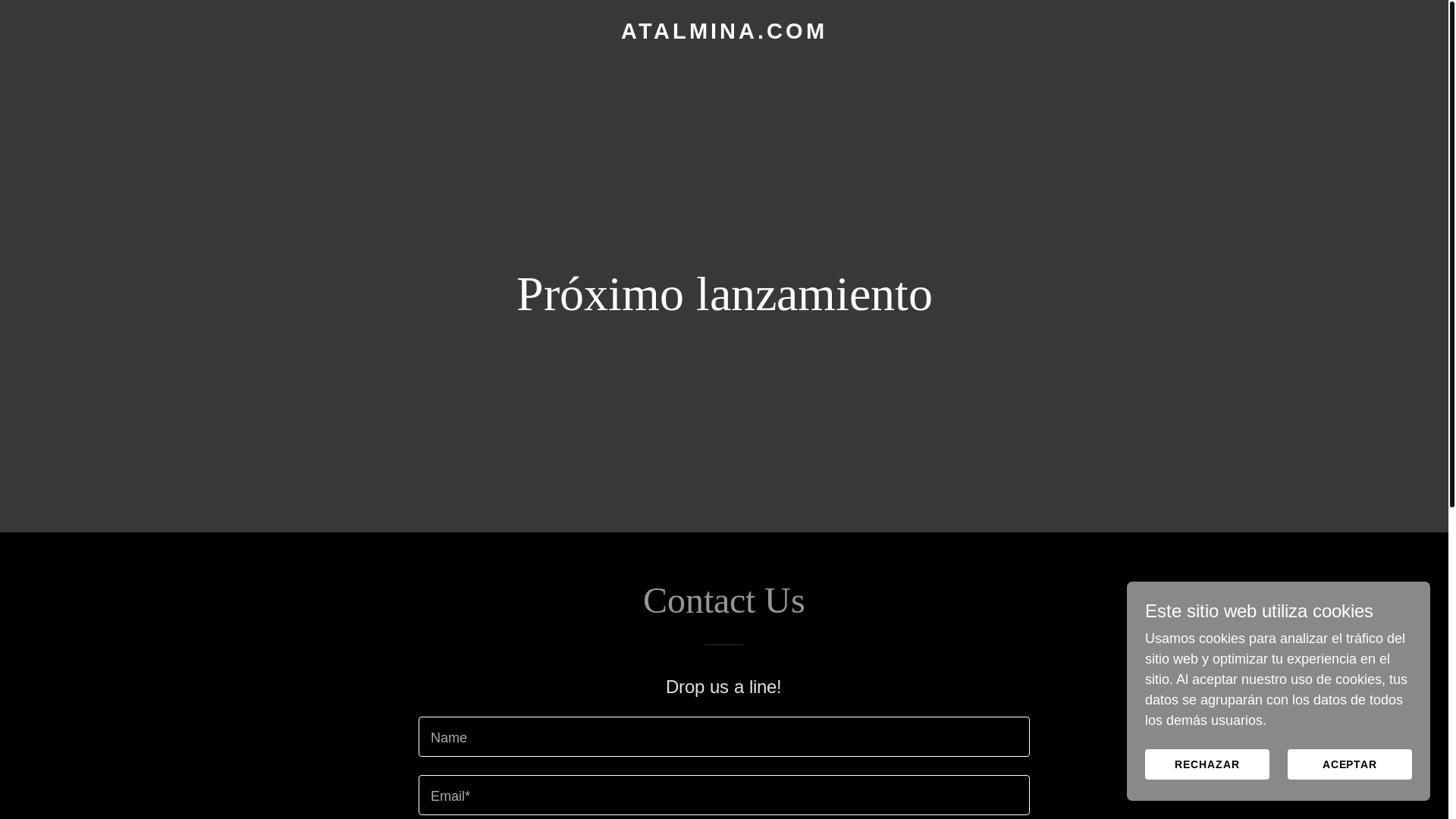 website screenshot of https://atalmina.com/