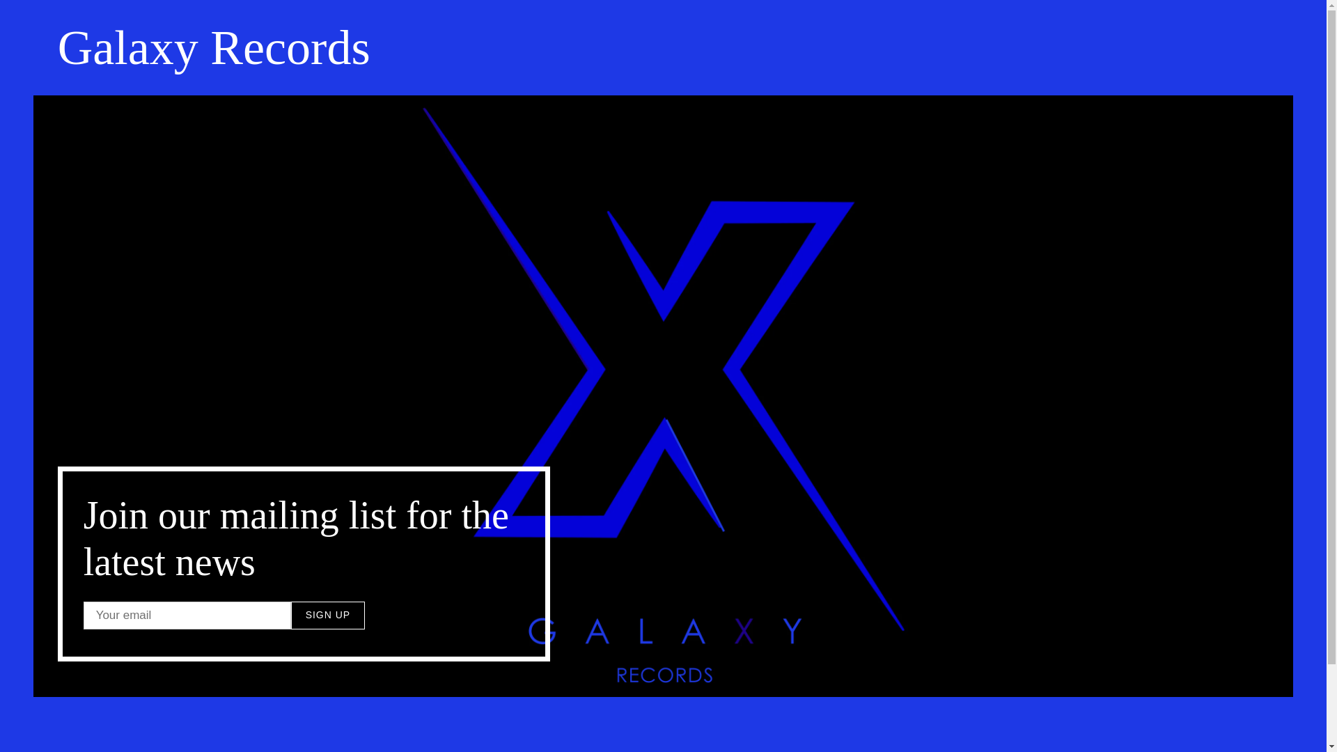 website screenshot of https://galaxyrecordsllc.com/