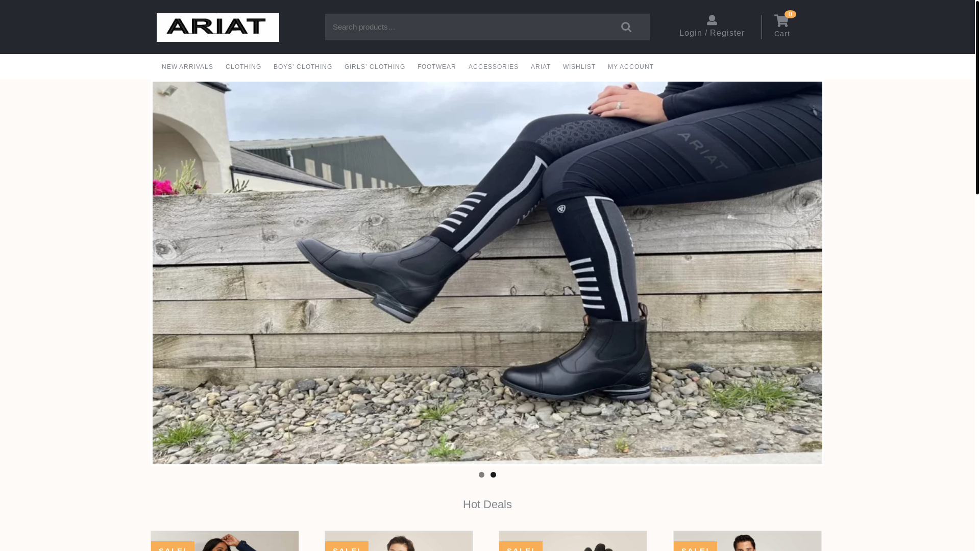 website screenshot of https://www.daniellesarda.shop/