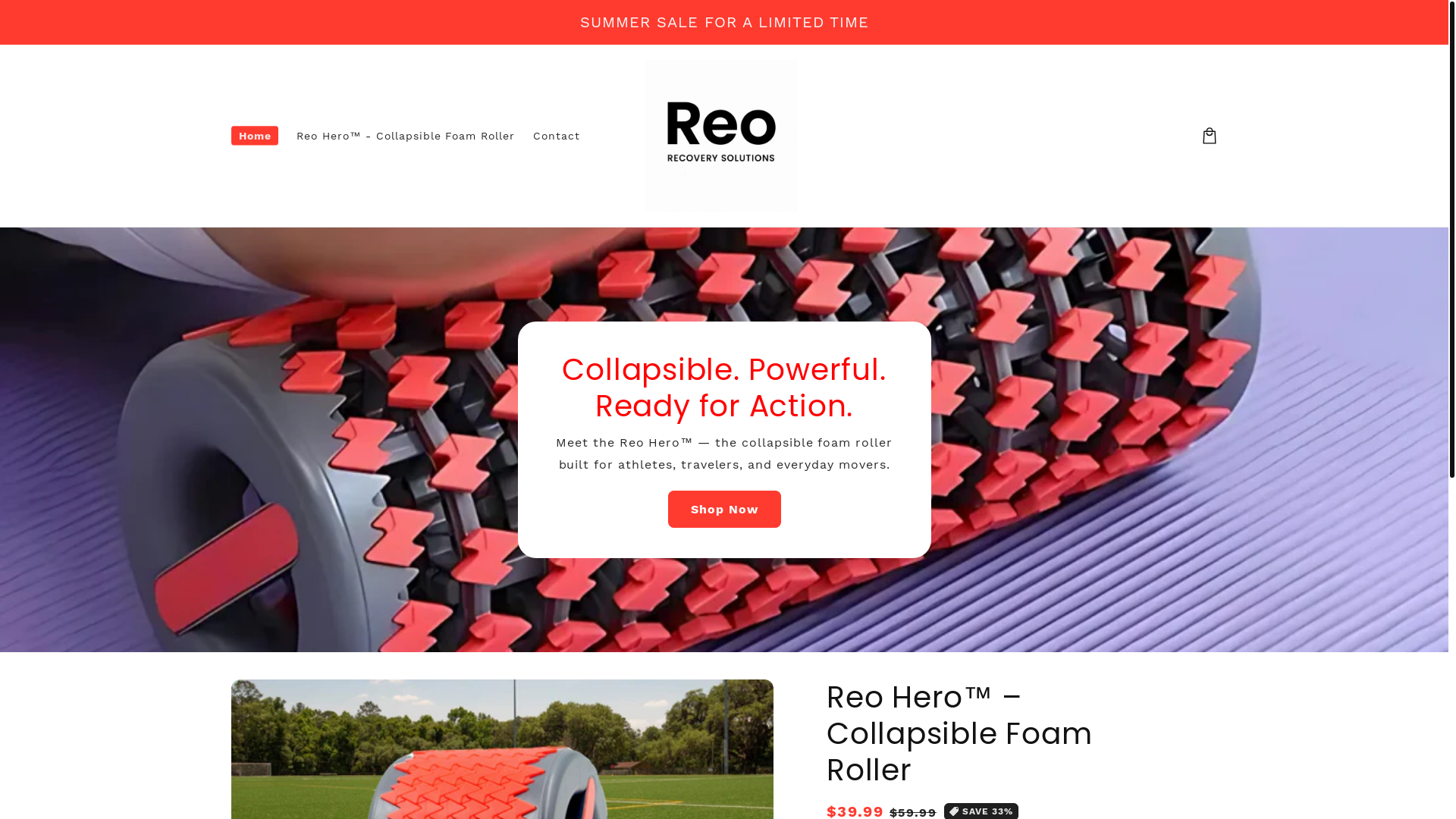 website screenshot of https://reo-recovery.com/