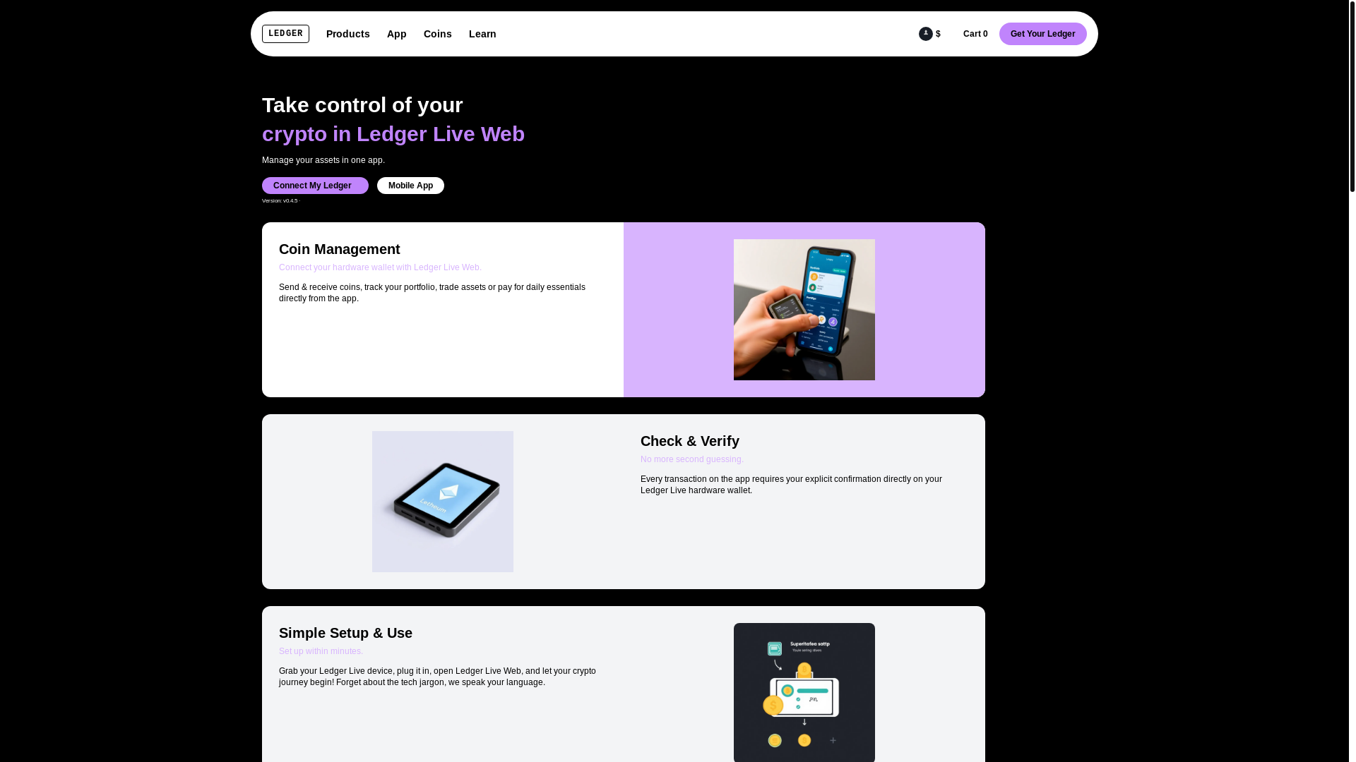 website screenshot of https://web-ledgerlive-io.pages.dev/