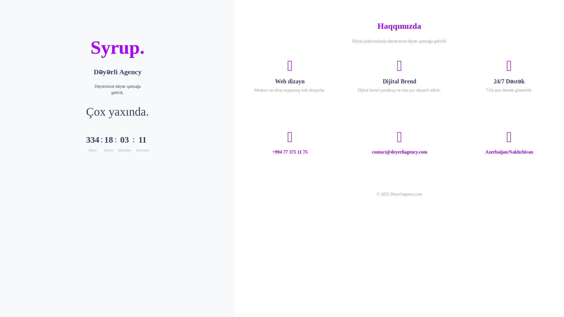 website screenshot of https://deyerliagency.com/