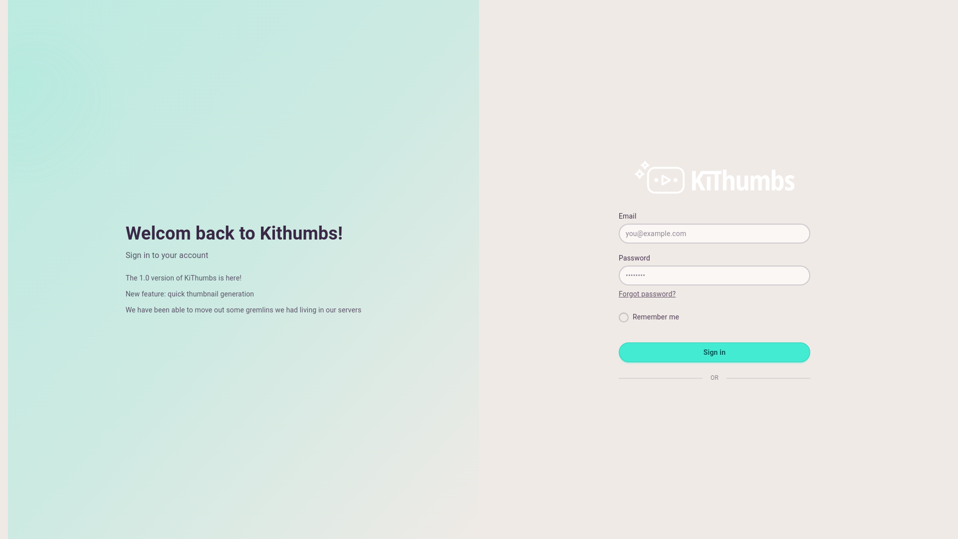 website screenshot of https://prod-kithumbs-application-e88b8.sevalla.app