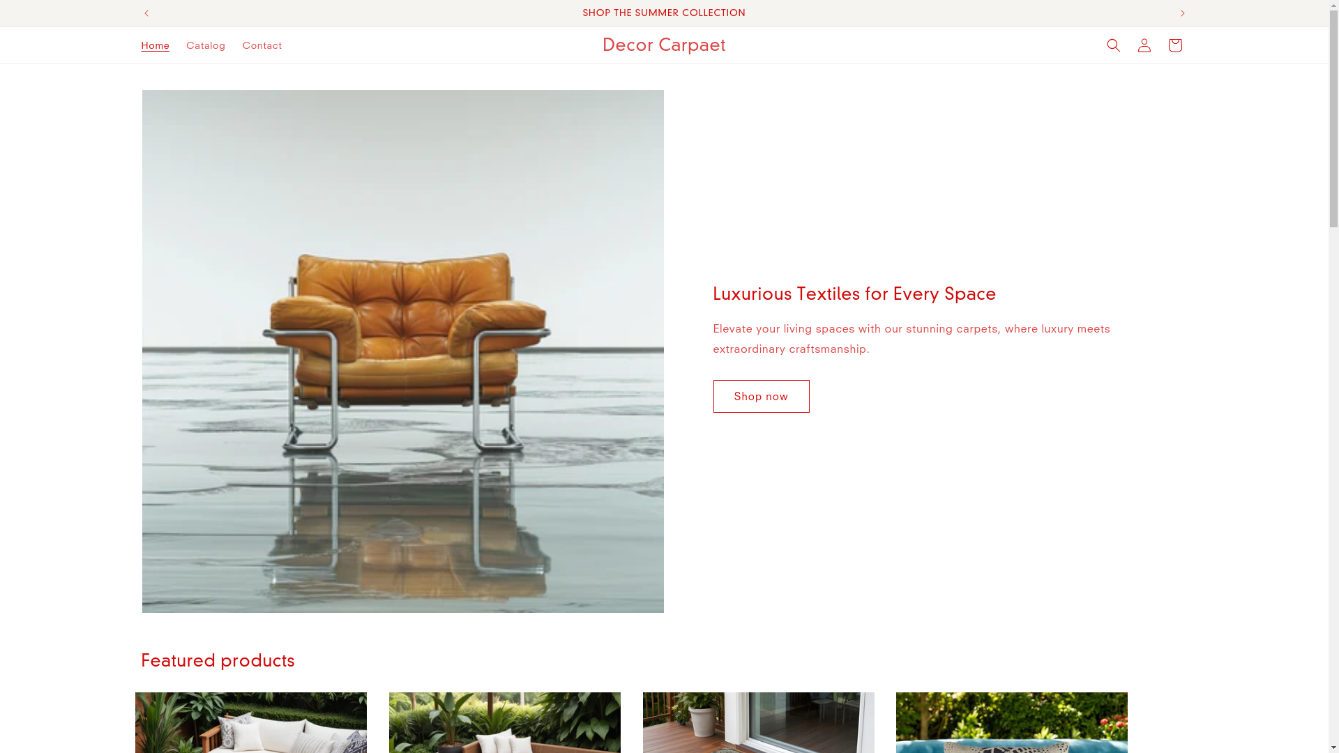 website screenshot of https://decorcarpet.top/