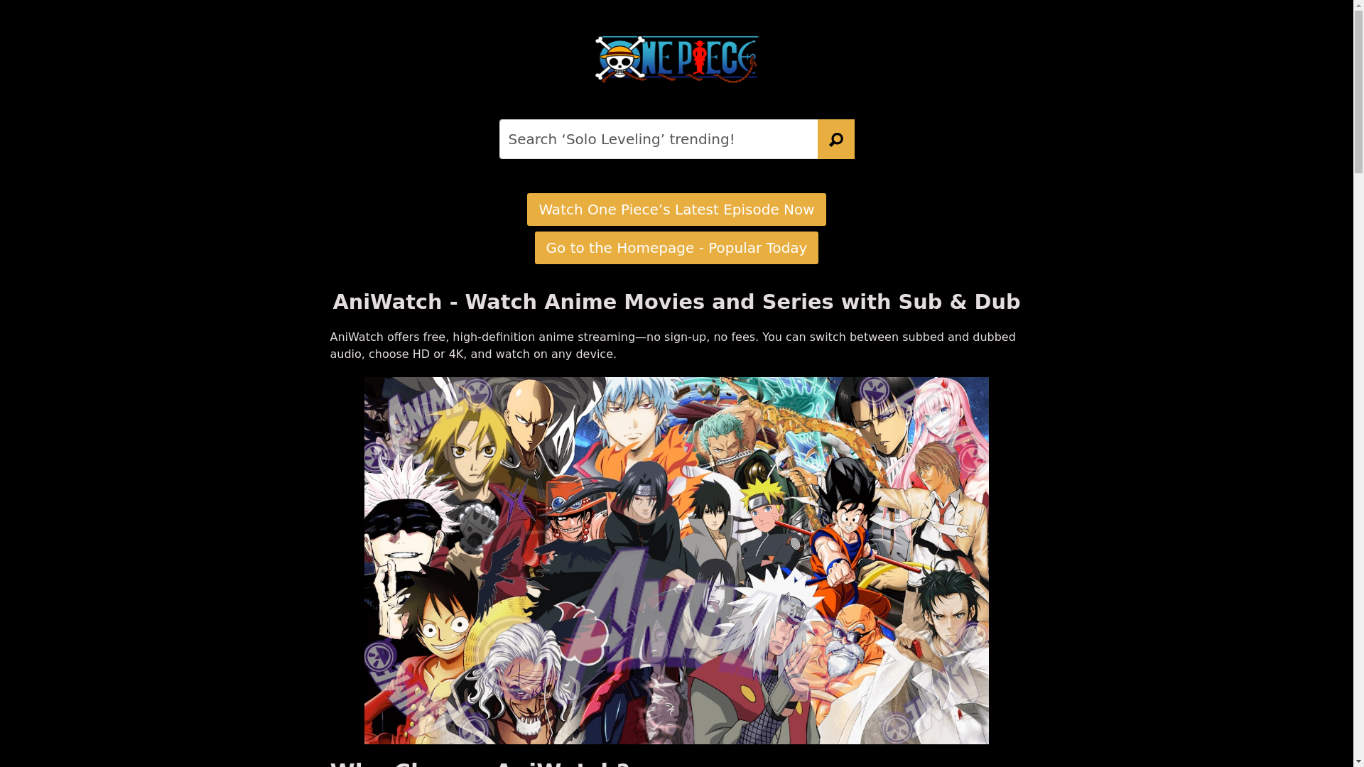 website screenshot of https://aniwatch-a19.pages.dev/