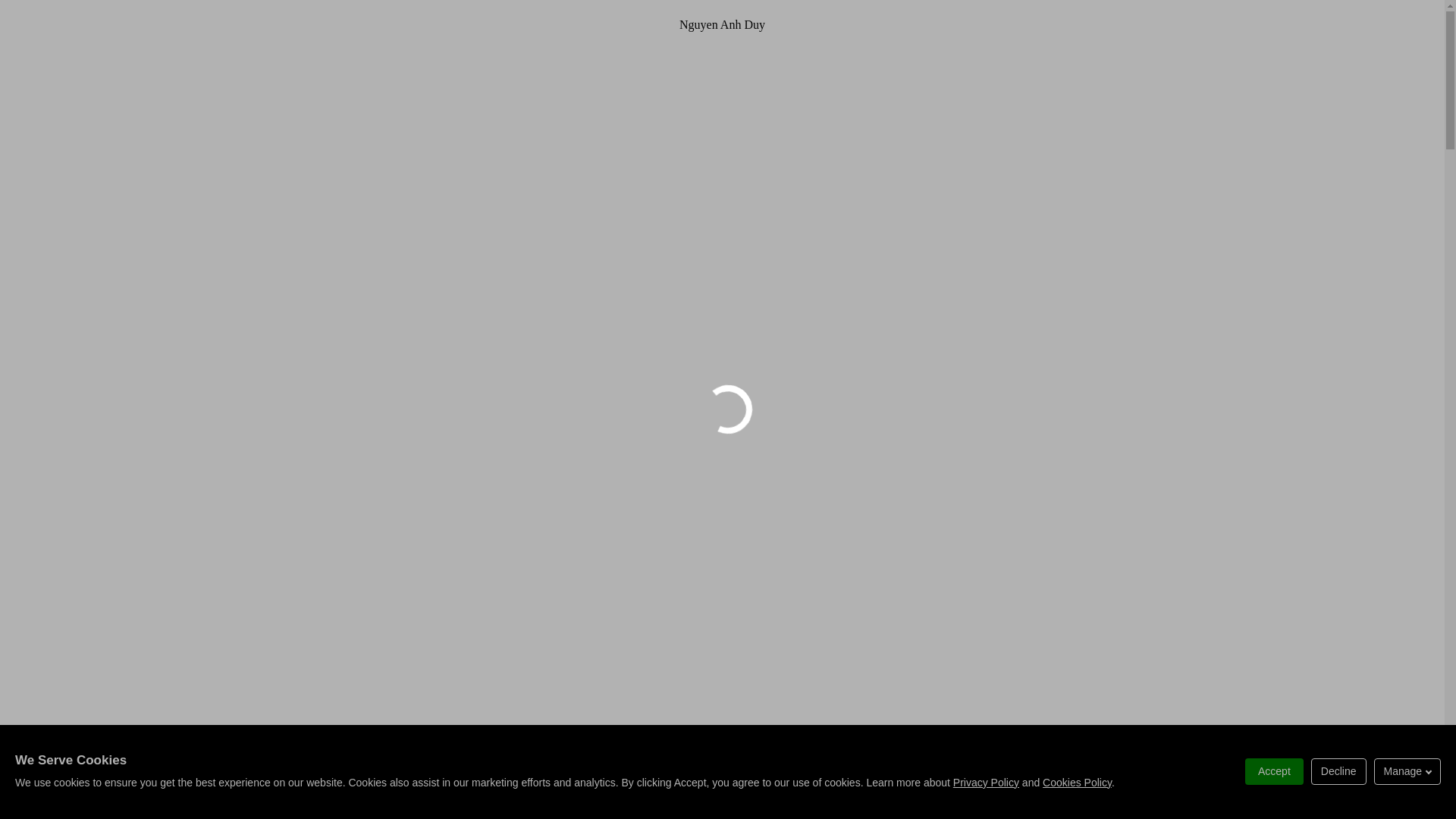 website screenshot of https://hoangduy.bio/
