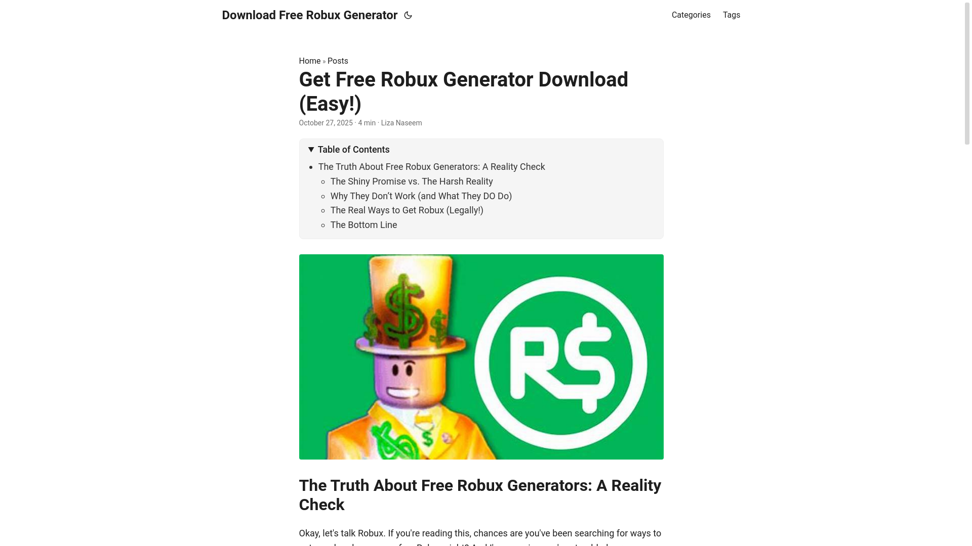 website screenshot of https://download-free-robux-generator.pages.dev/