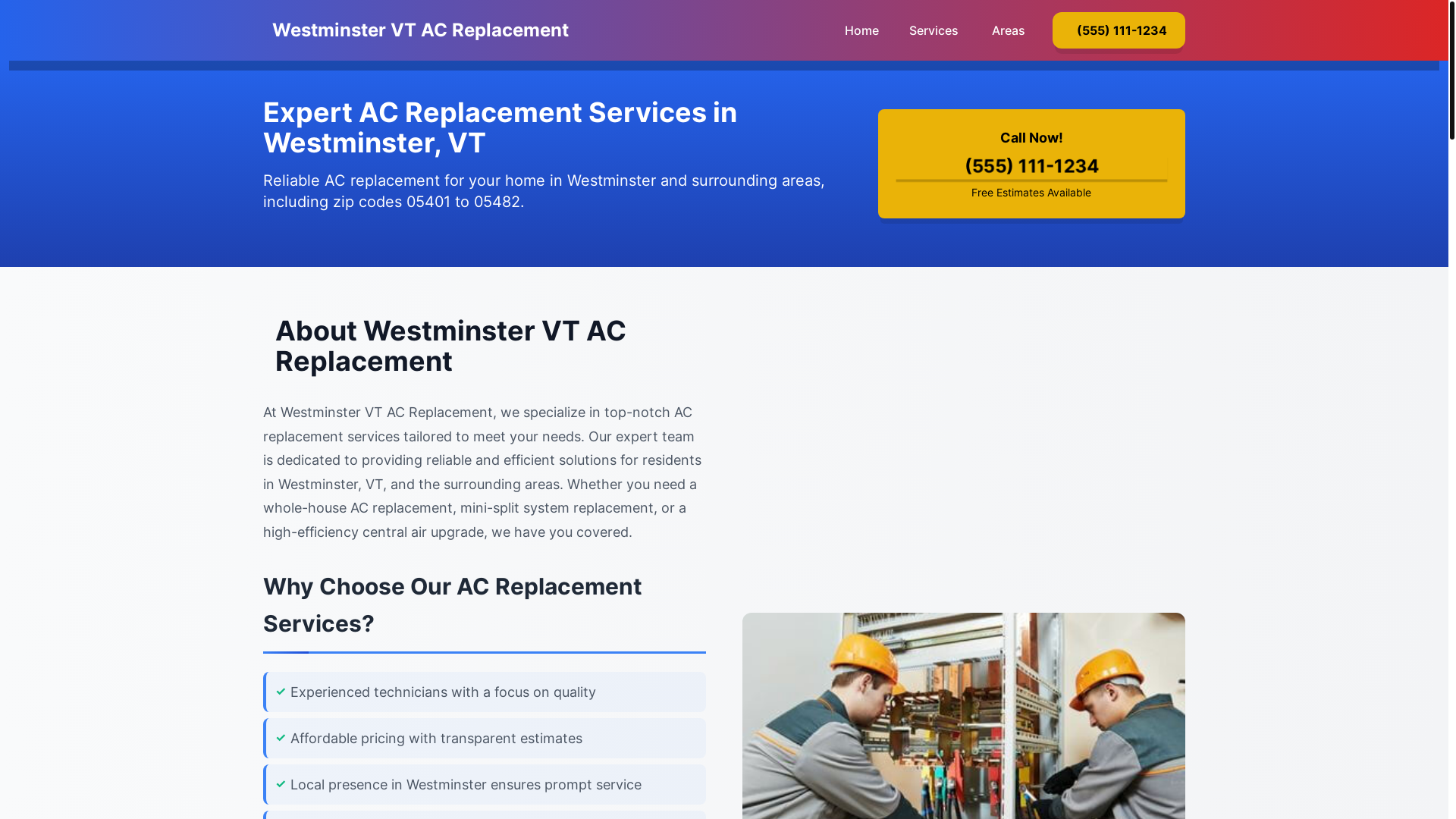 website screenshot of https://ac-replacement-westminster-vt.pages.dev/
