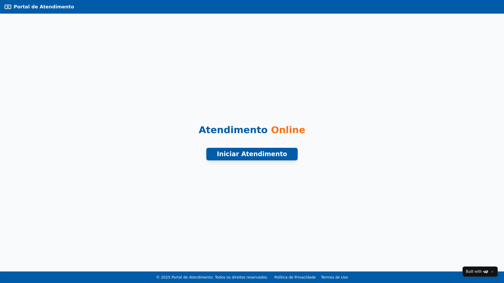 website screenshot of https://atendimentovirtb.site/